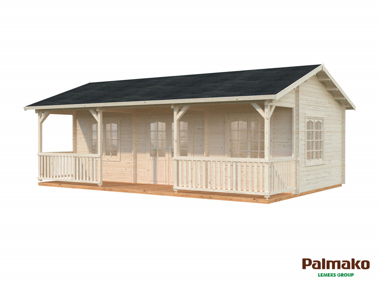Palmako Ferienhaus Sandra 25,6+11,1 m²