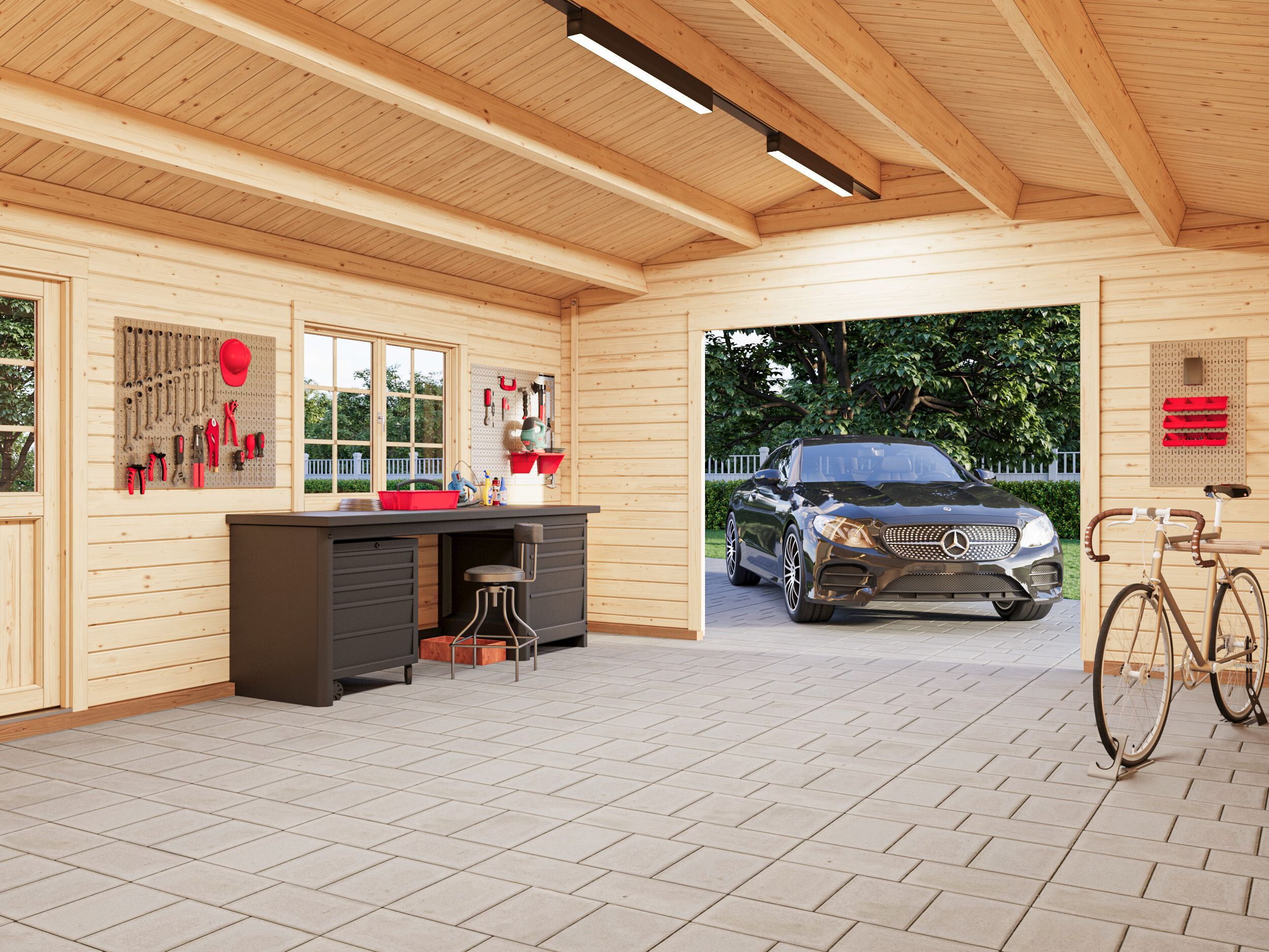Palmako Holzgarage Roger 23,9 m²