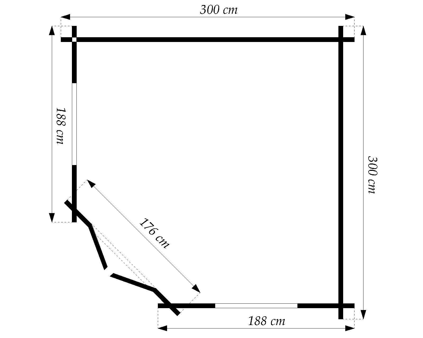 Grundriss Gartenhaus Norwegen 17