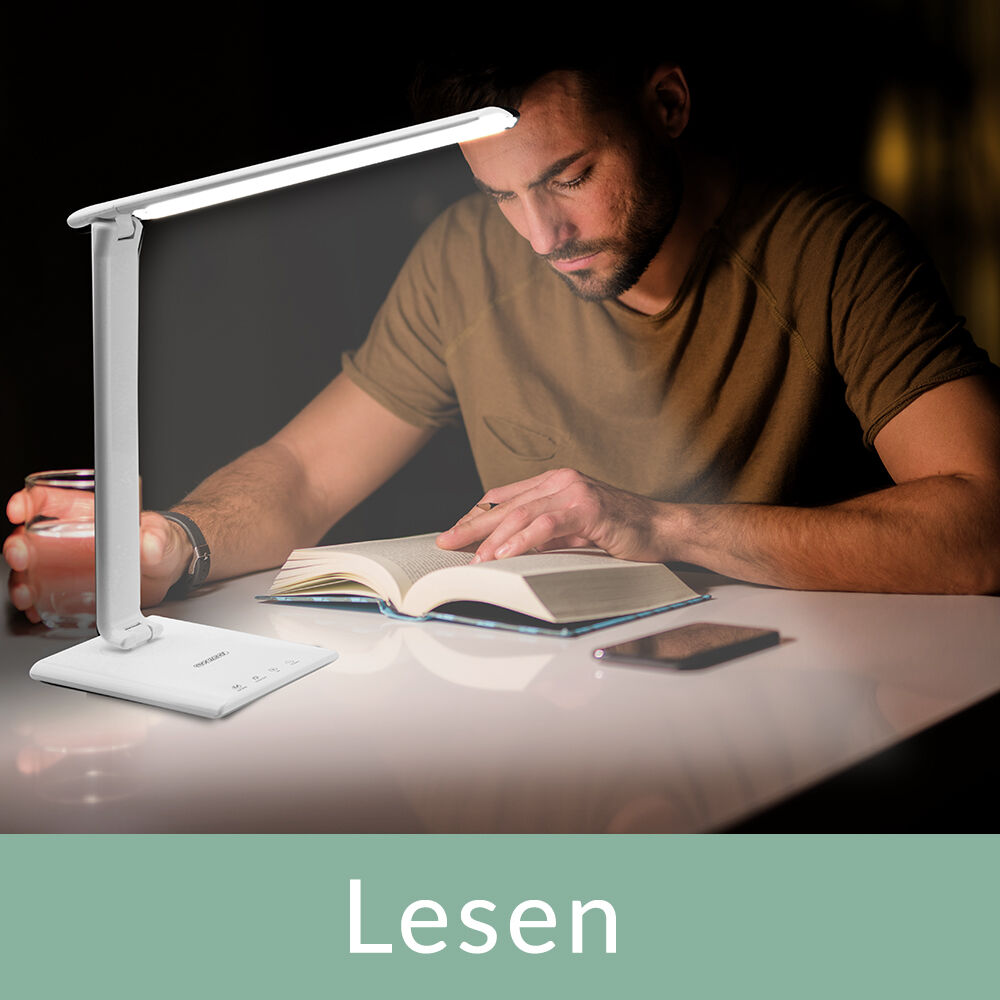 LED Tischlampe Cataleya weiß
