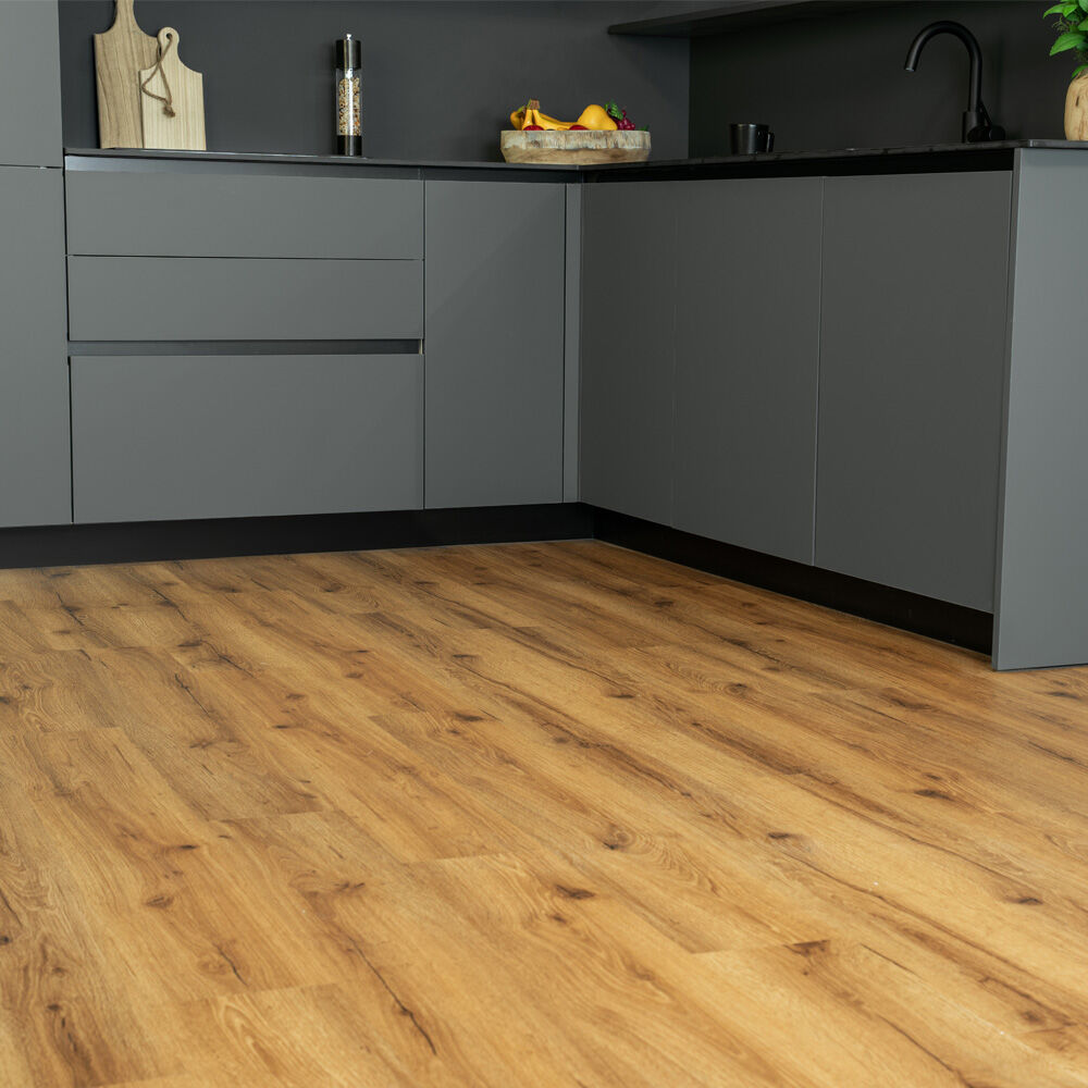 Klick-Vinylboden mit Trittschall ROMIA Eiche - 2 m²