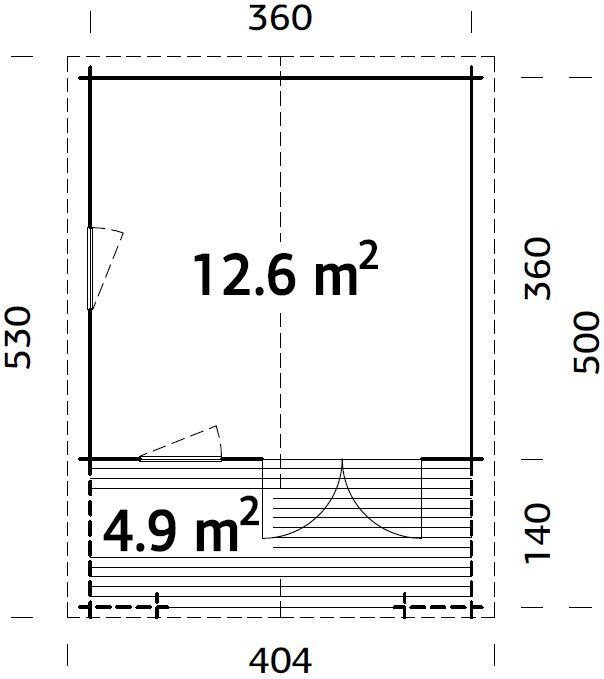 Gartenhaus Aktion 61