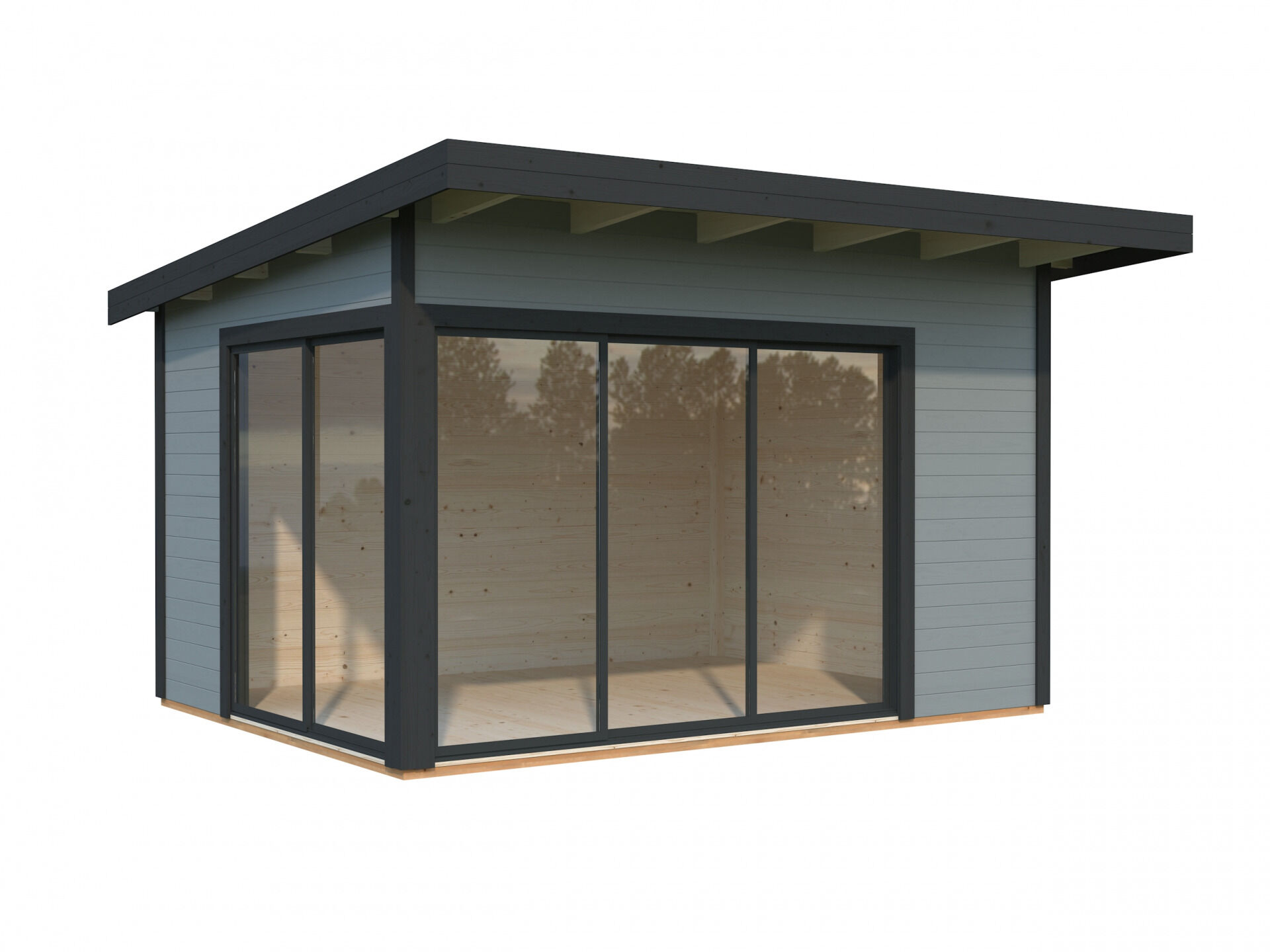 Palmako Pultdach Gartenhaus Andrea 11,2 m² Slide