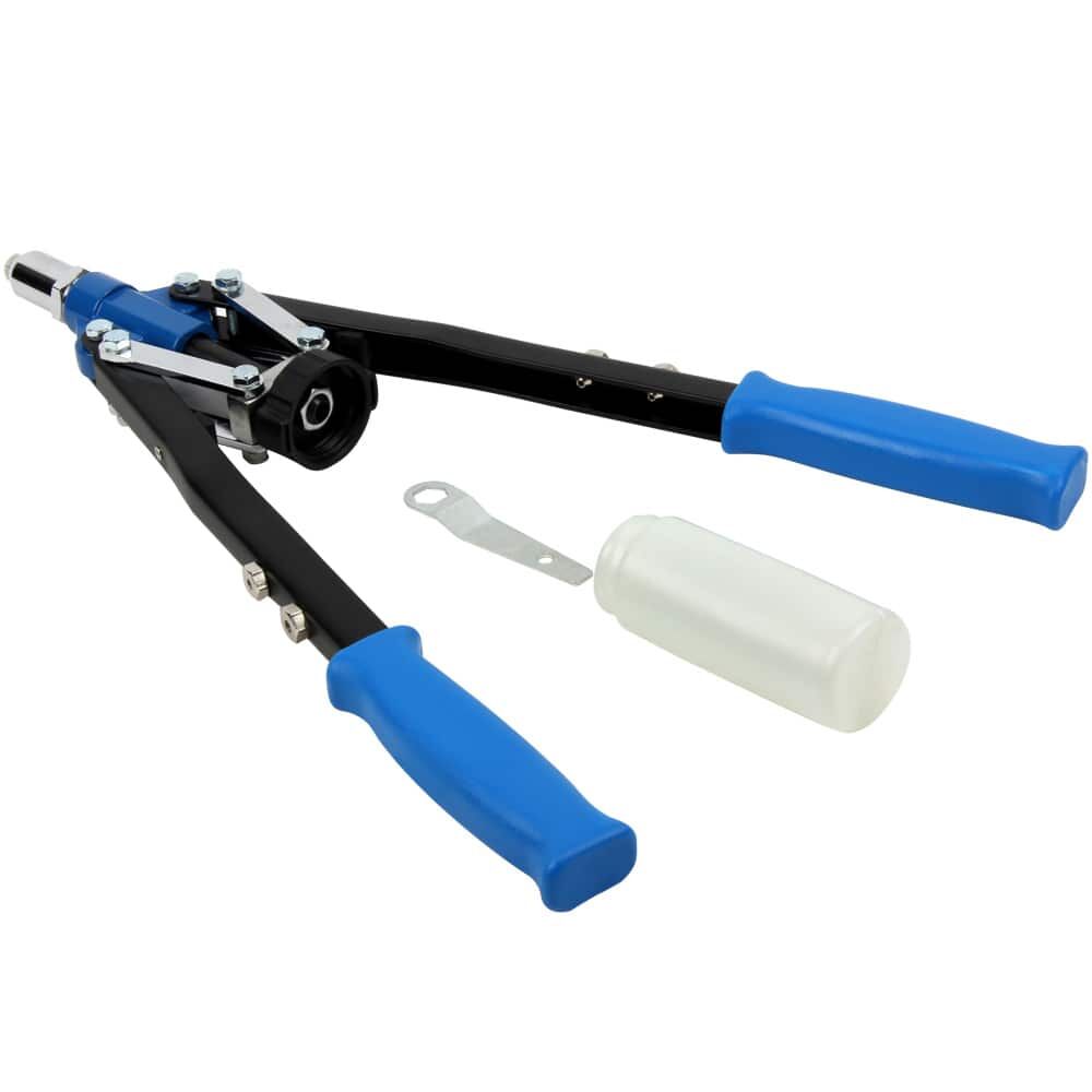 Nietzange mit 5 Mundstücken