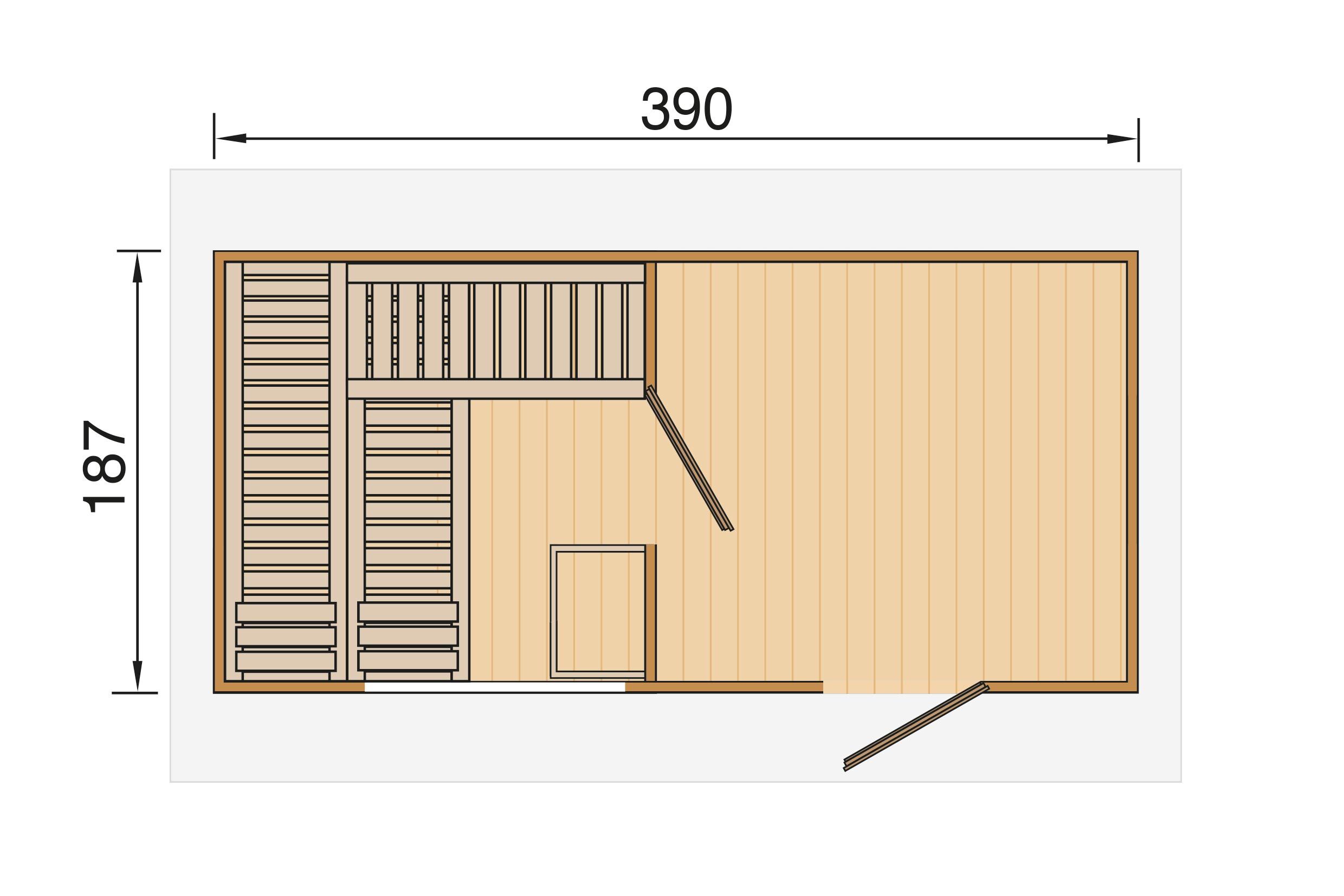 weka Saunahaus FARSUND