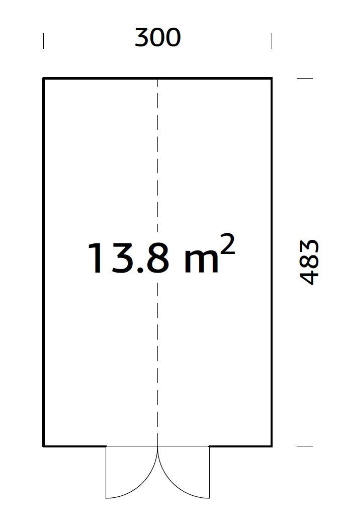 Palmako Gewächshaus Emilia 13,8 m²