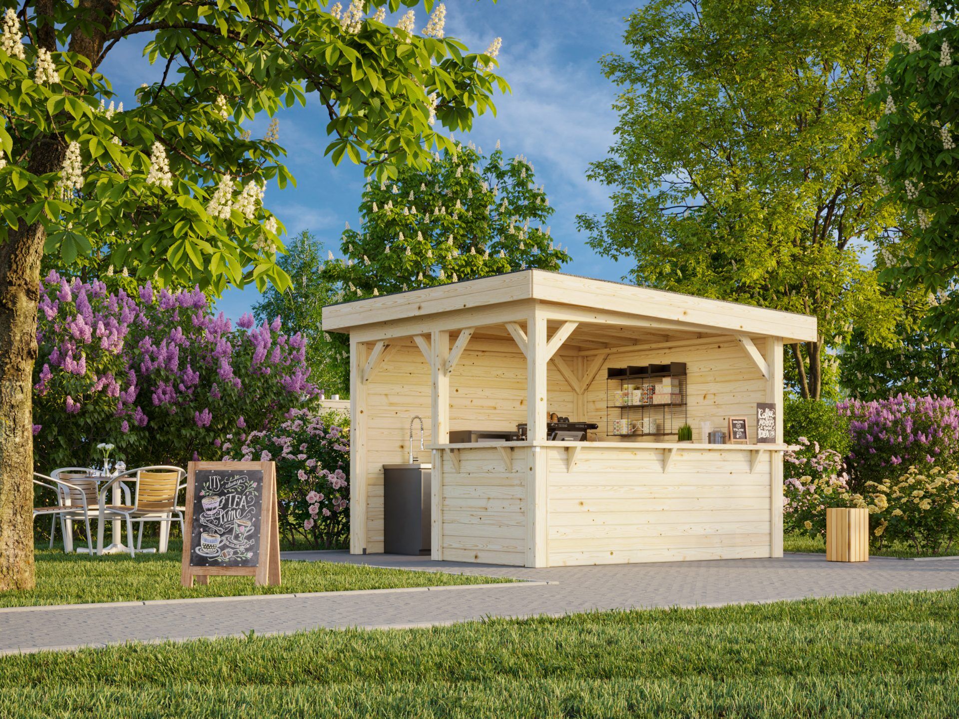 Palmako Pavillon Lenna 8,3 m2 Set 303