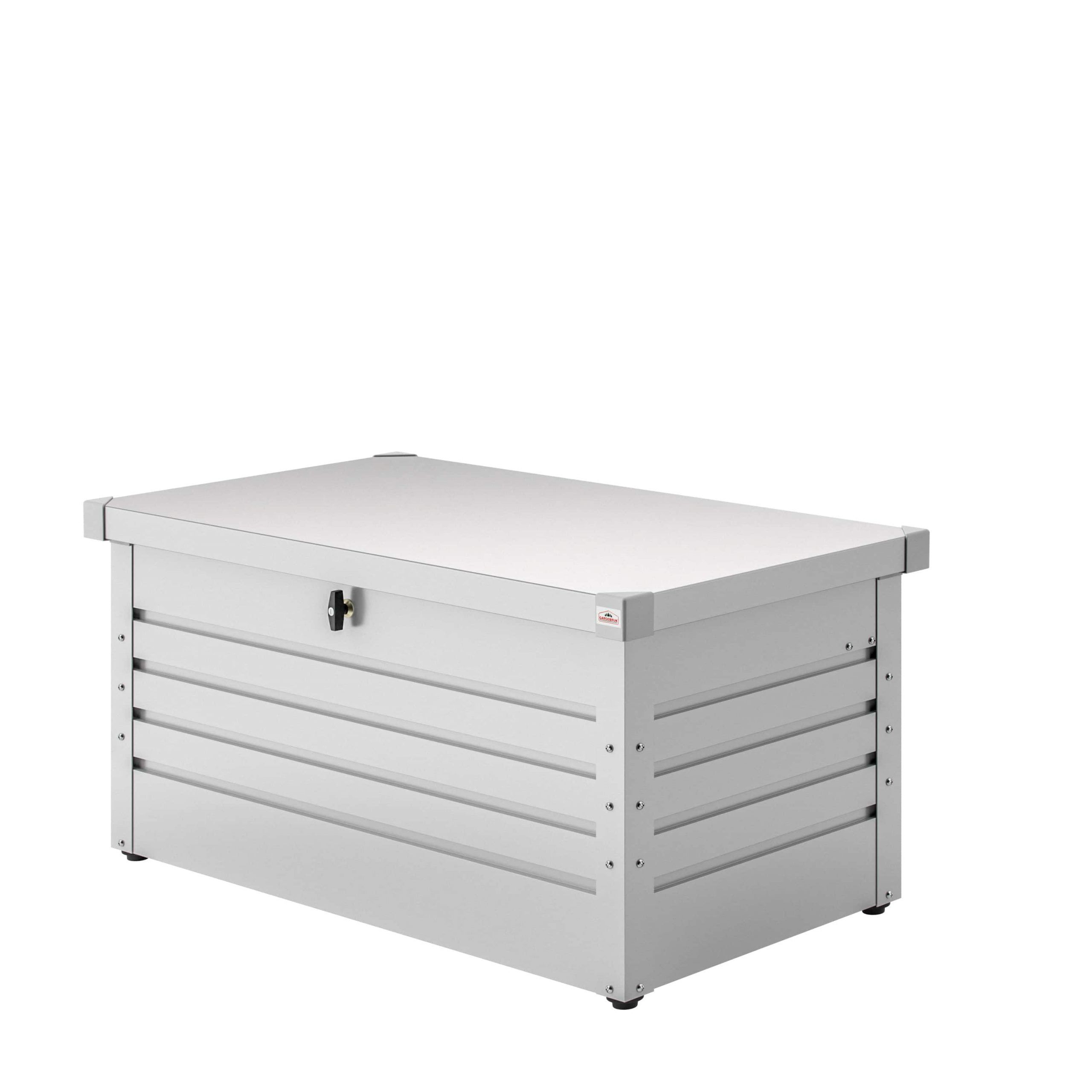 Gartenbox Metall 385L Hellgrau wasserdicht abschließbar