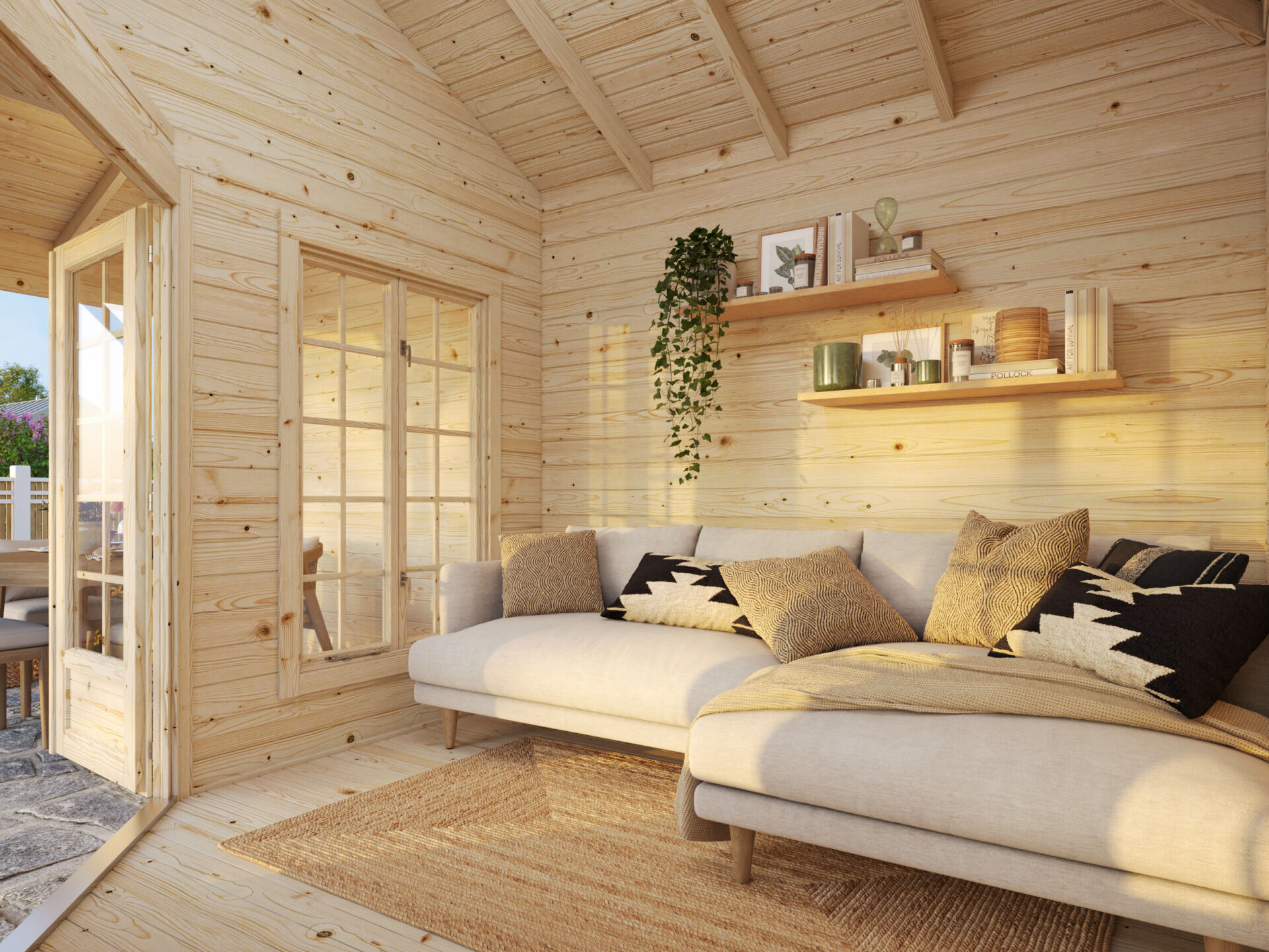 Palmako 5 Eck Gartenhaus Melanie 7,0+8,1 m²