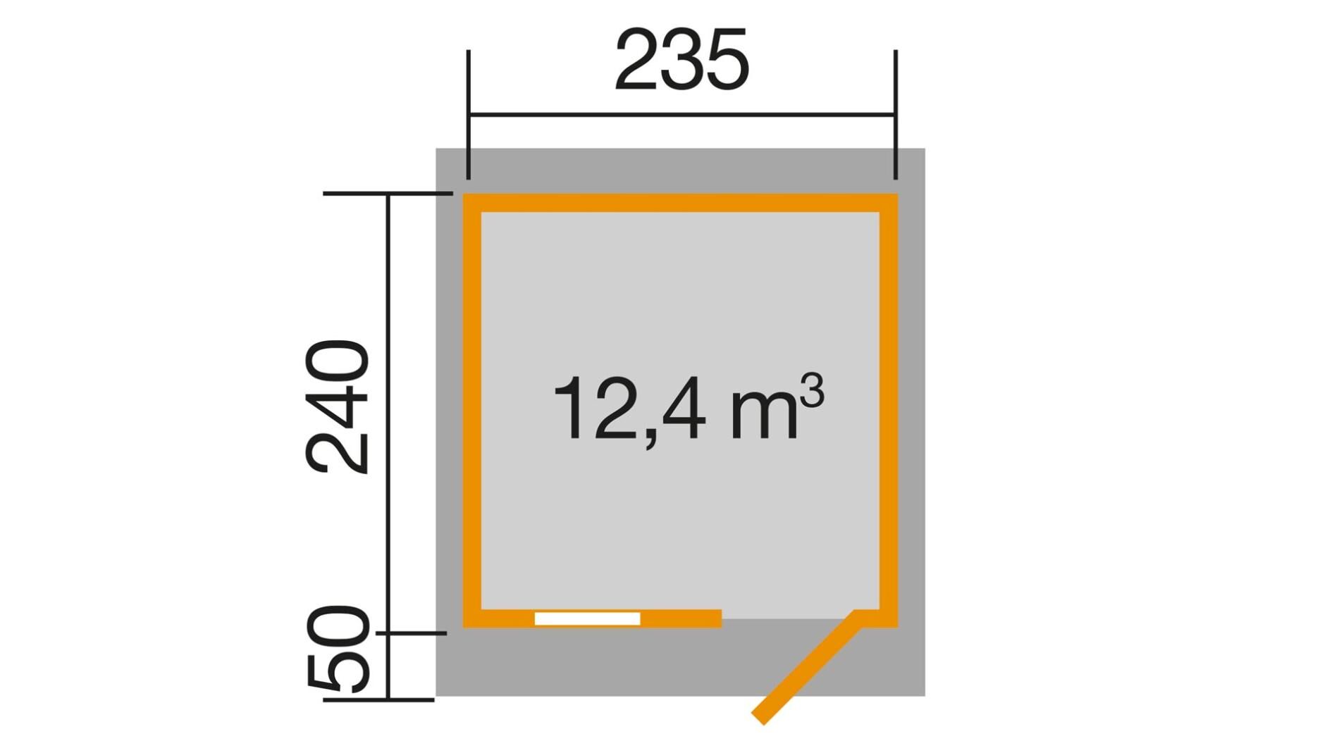 weka Gartenhaus 170 - 2,8x3,1m