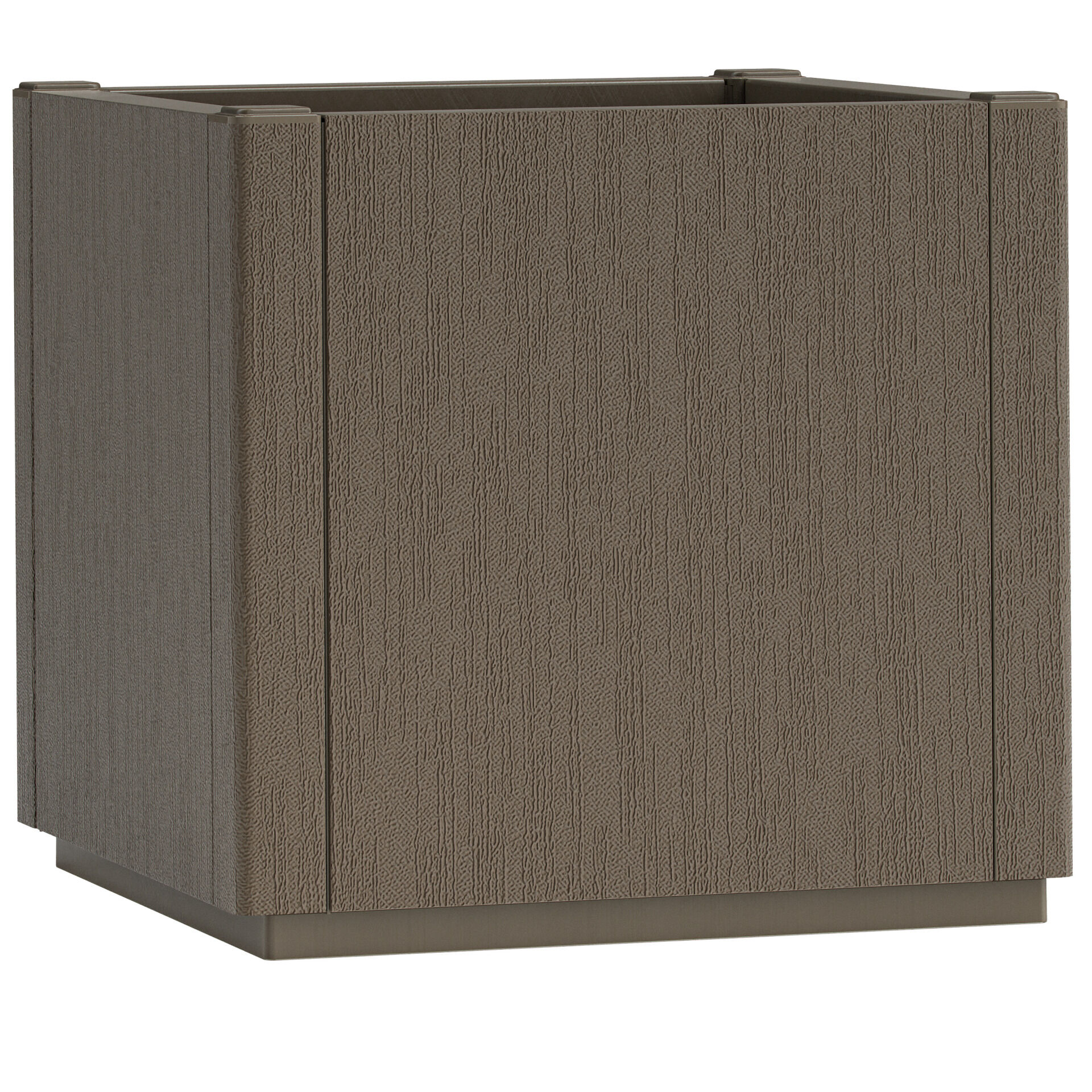 Blumentopf Ethica Braun Kunststoff 36x36x35cm