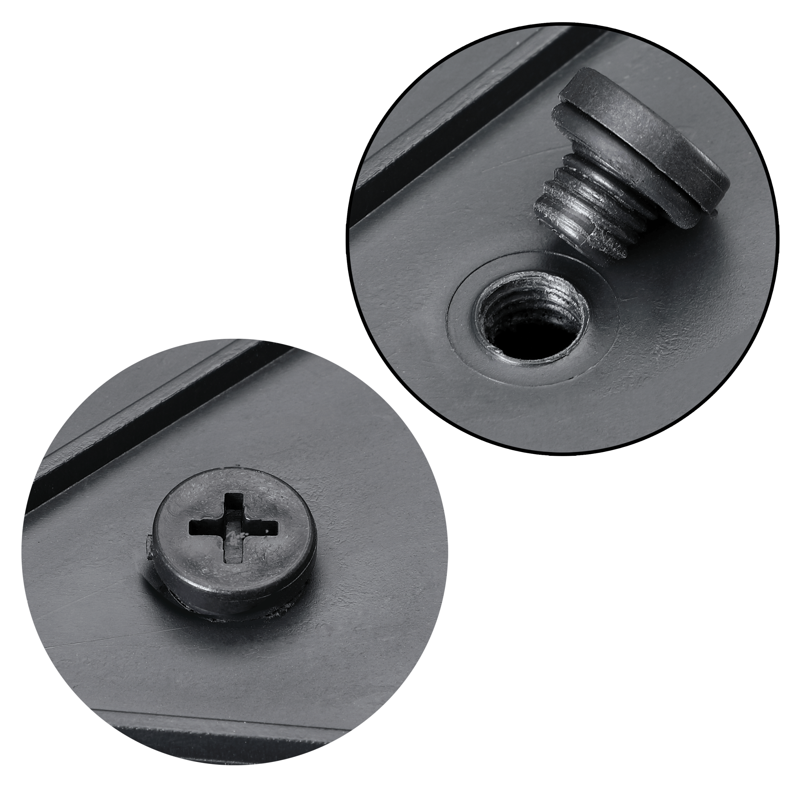 Polyrattan Blumenkasten mit Rankgitter Schwarz