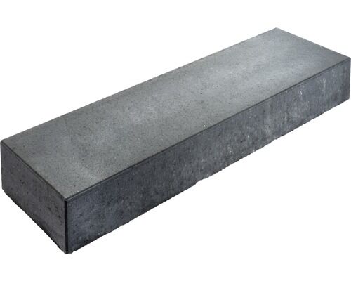 Blockstufe 16x35x120 cm, Anthrazit mit Fase