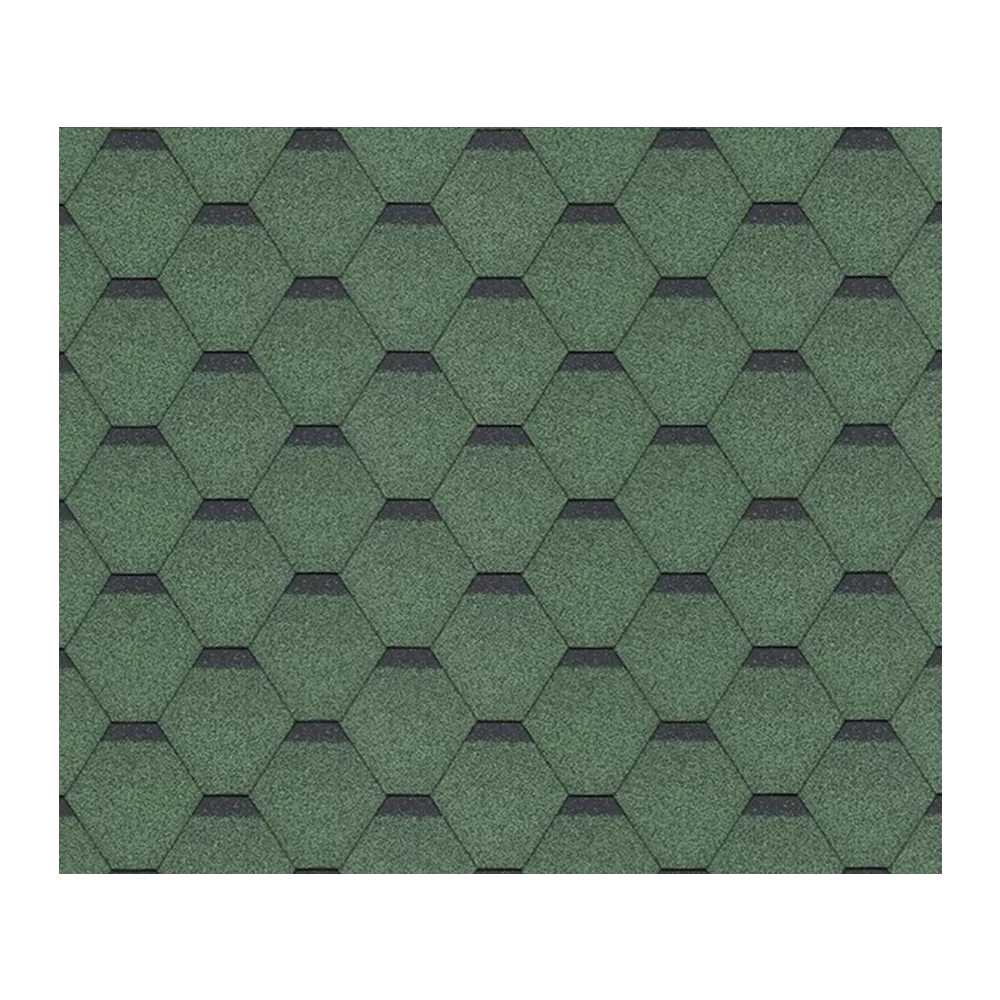 Schindeln Hexagonal Grün