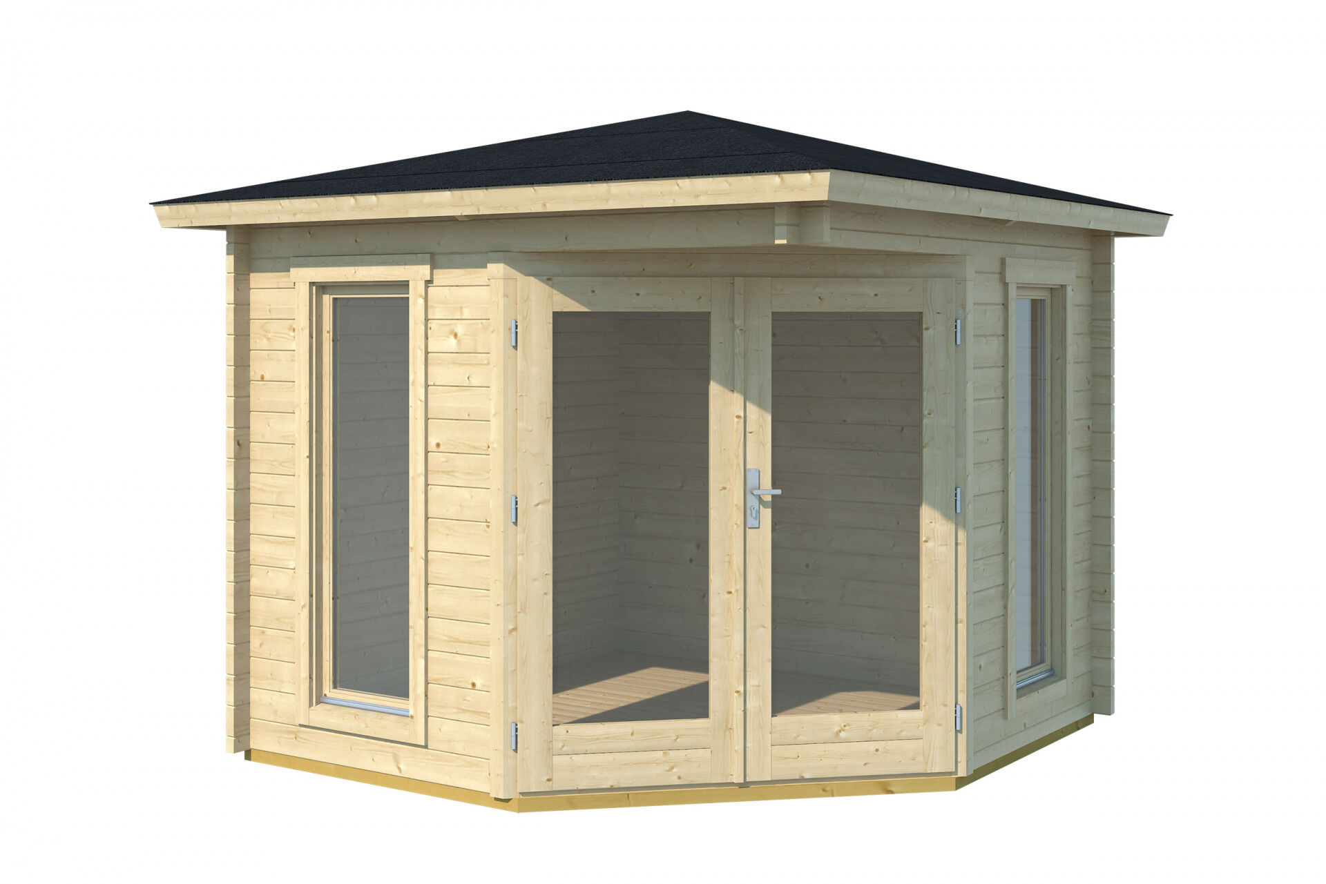 weka Gartenhaus 408 5-Eck 2,8x2,8m