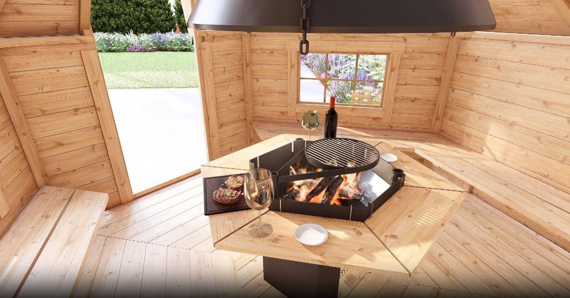 Grillkta Exzellent Innenansicht Ambiente