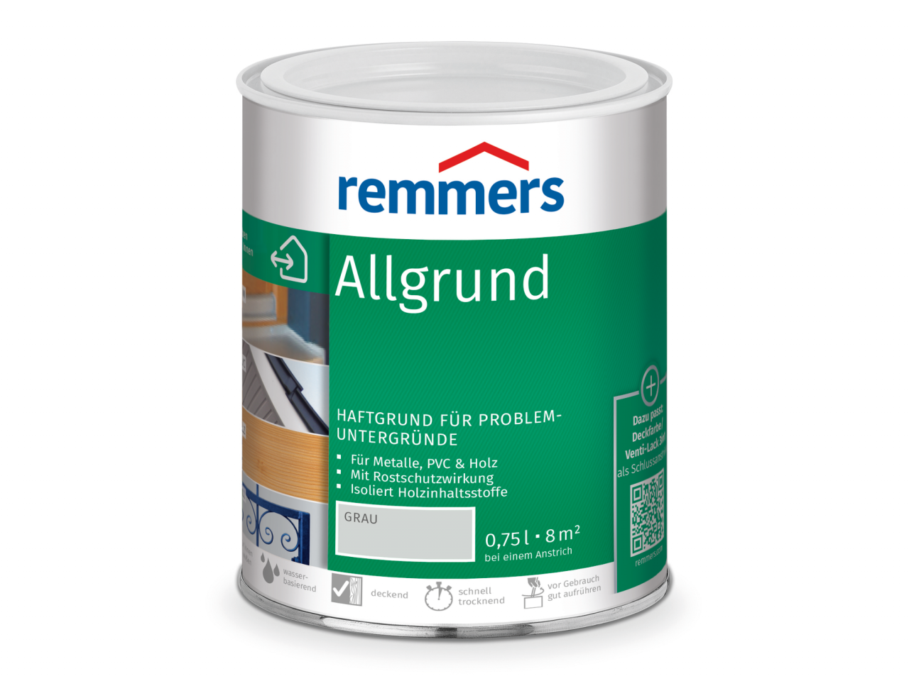 Remmers Allgrund 0.75 l, grau