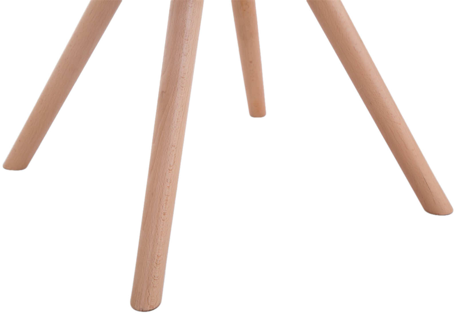 4er Set Stühle Toulouse Stoff Natura Rund, creme