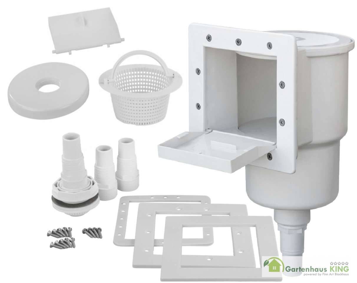 Interline Holzpool Bali 210x210x78 cm, Basic Set