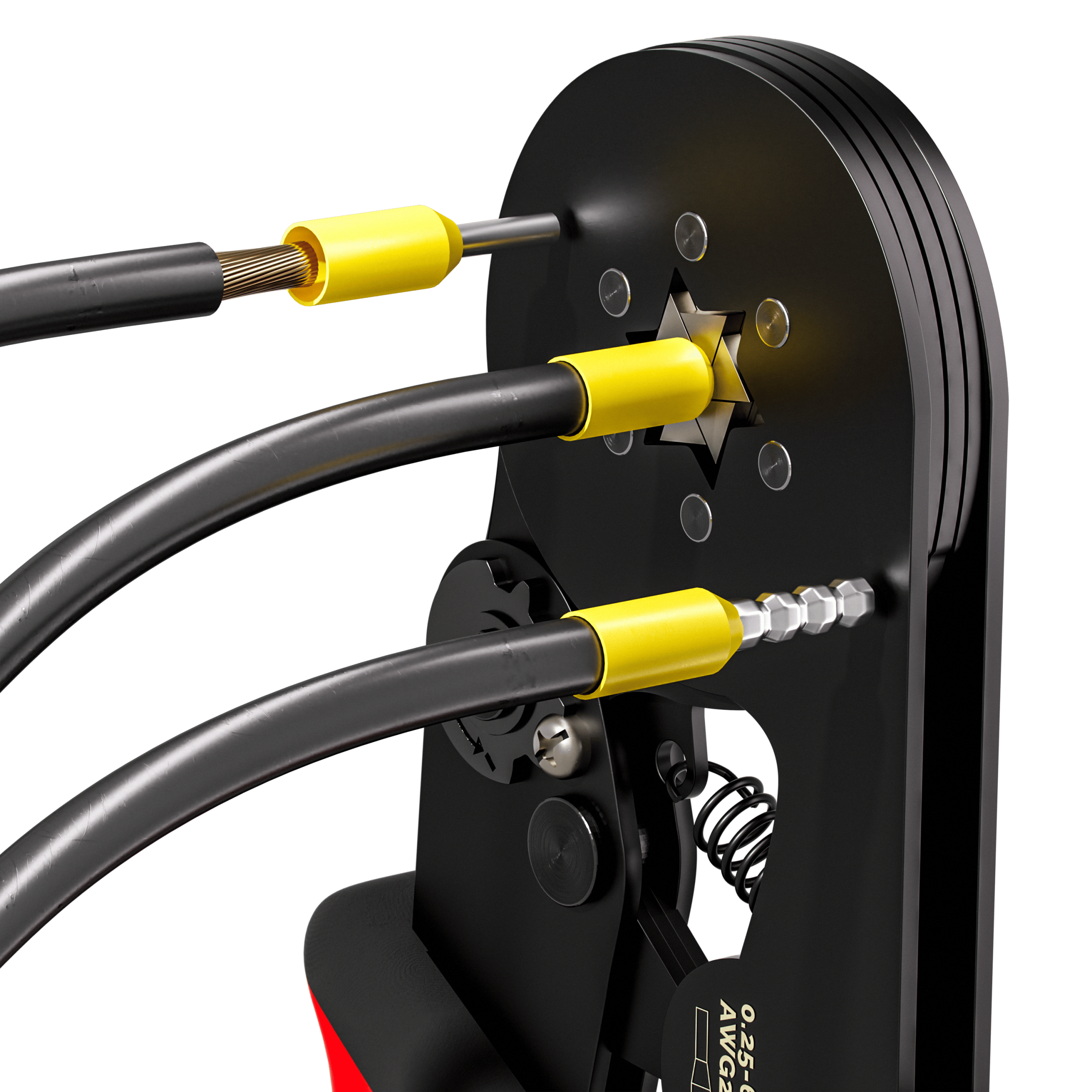 Crimpzange Sechskant inkl 2000 Stk Aderendhülsen