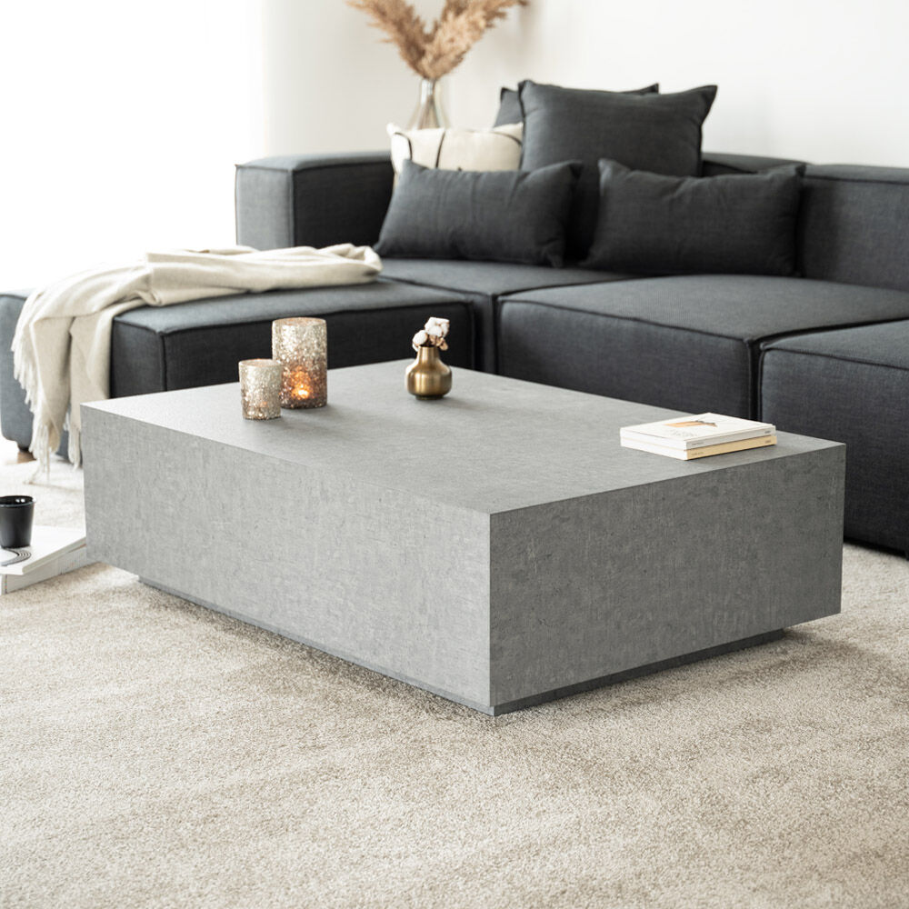 Couchtisch Marmor AMIRI XXL - 120 x 80 cm Grau