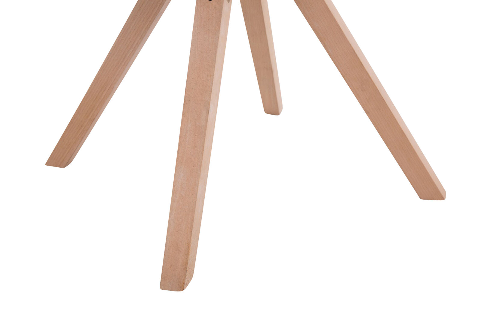 4er Set Besucherstuhl Toulouse Stoff Square Natura, blau