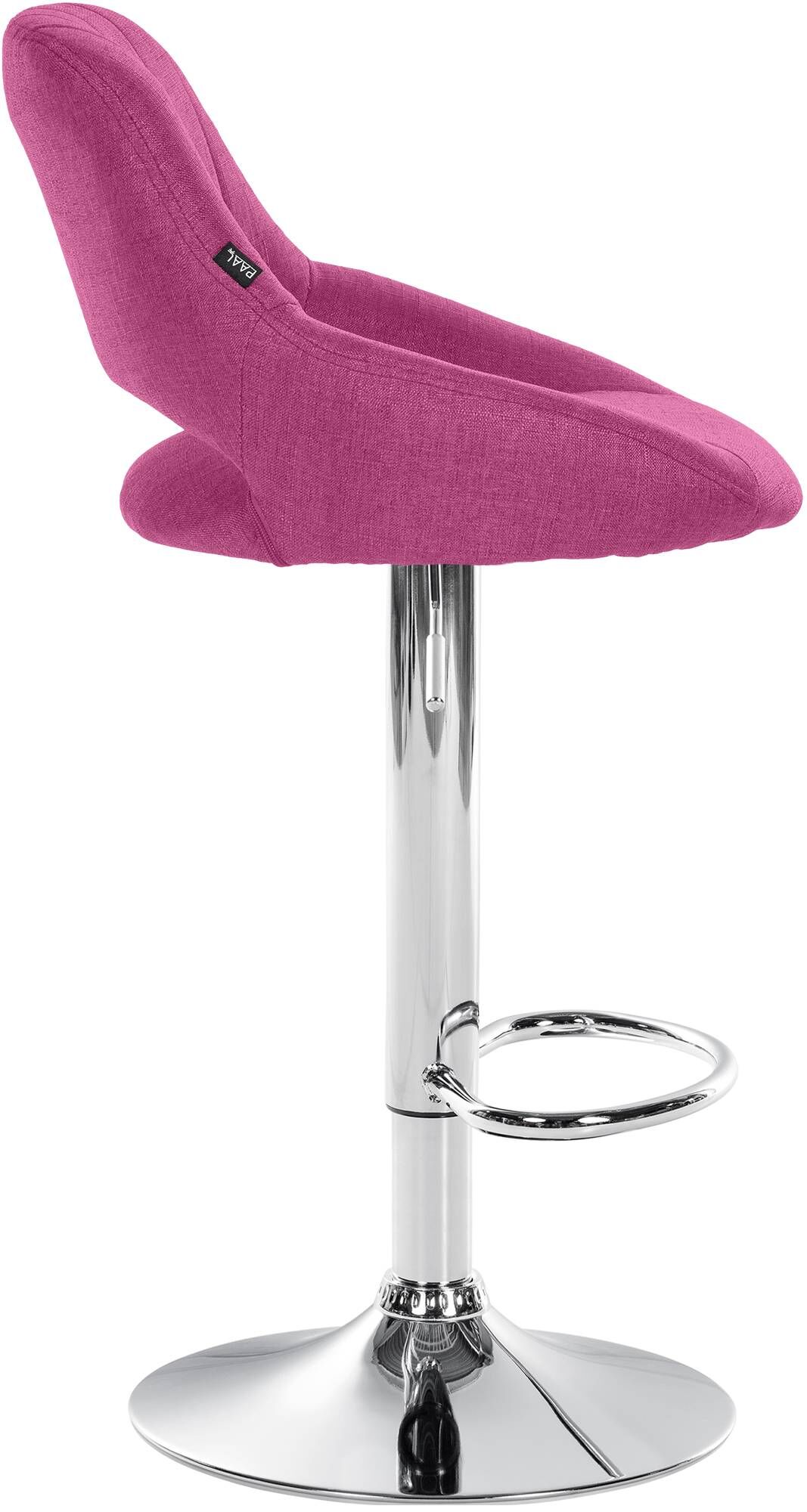 Barhocker Milet Stoff chrom, lila