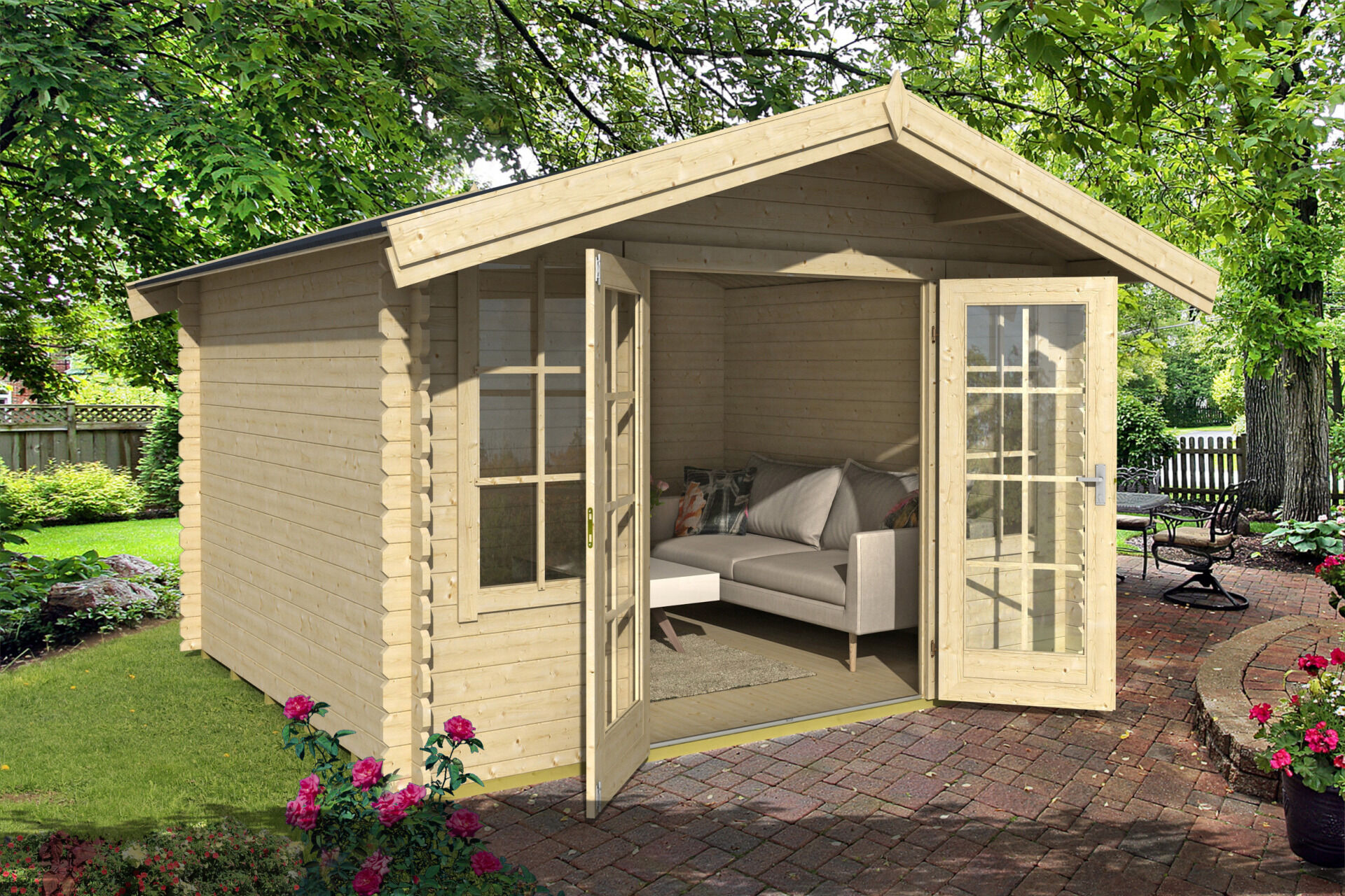 weka Gartenhaus 284 - 3,8x3,6m