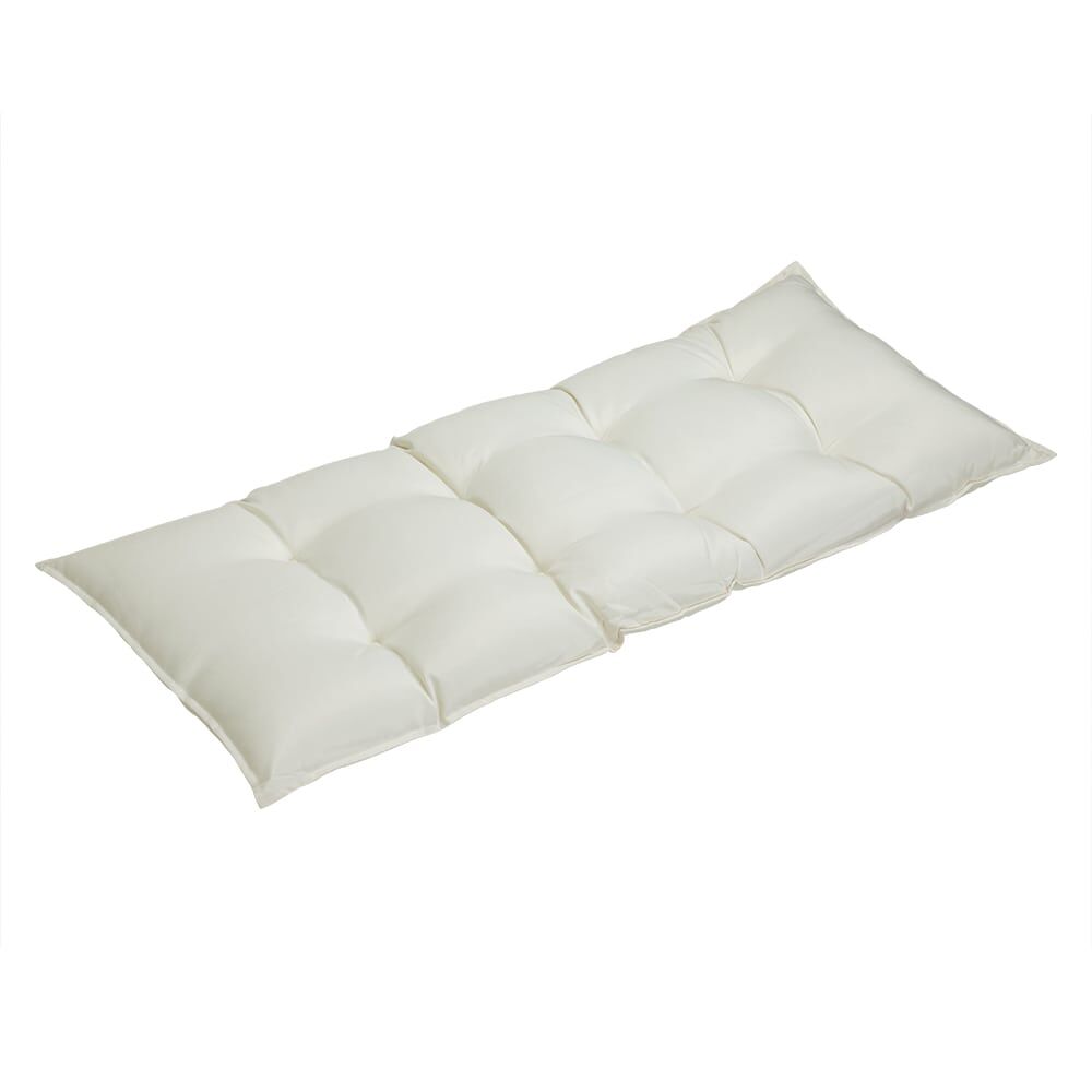 Bankauflage Creme 110x50x8cm