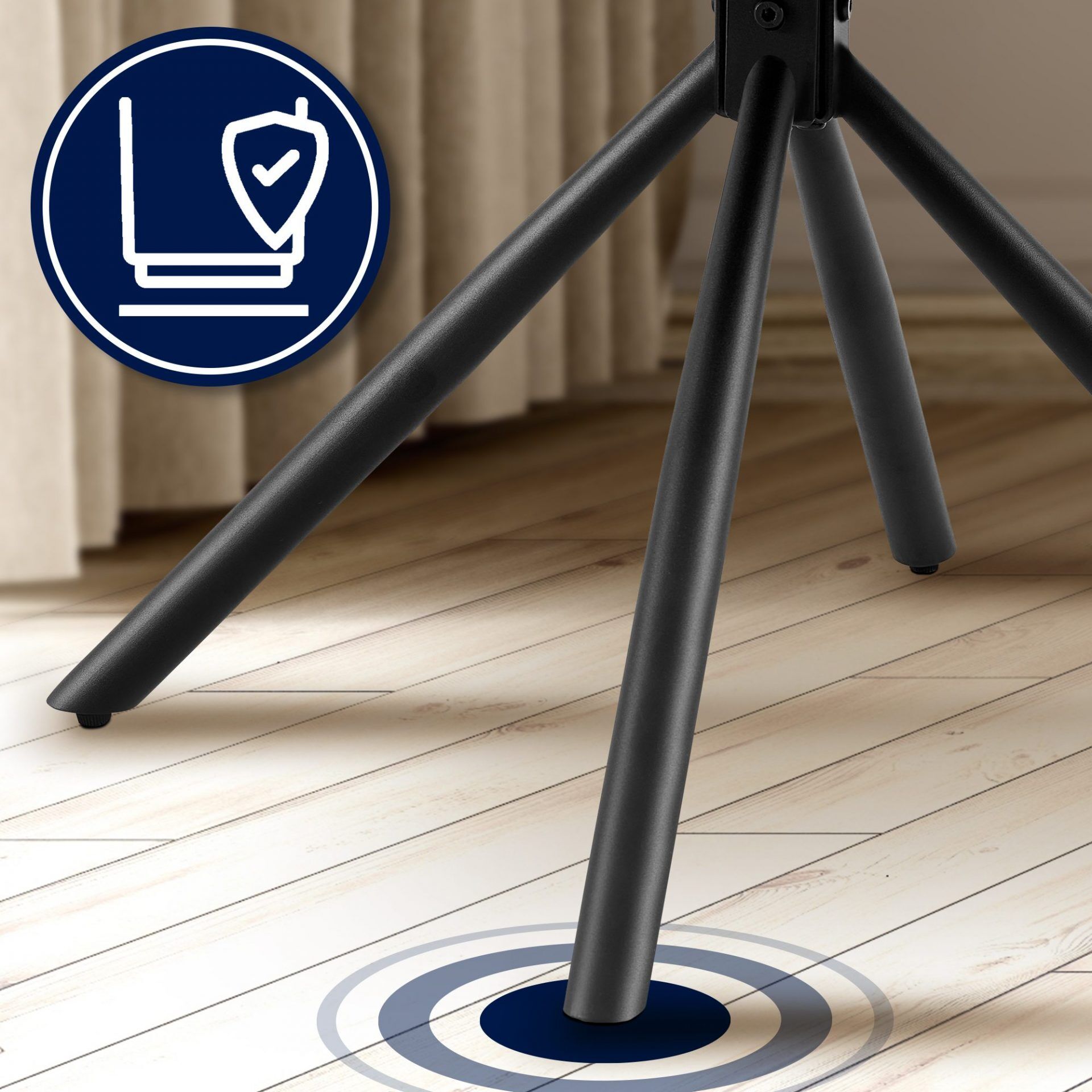 2er Set Stuhl Tipton Stoff, taupe