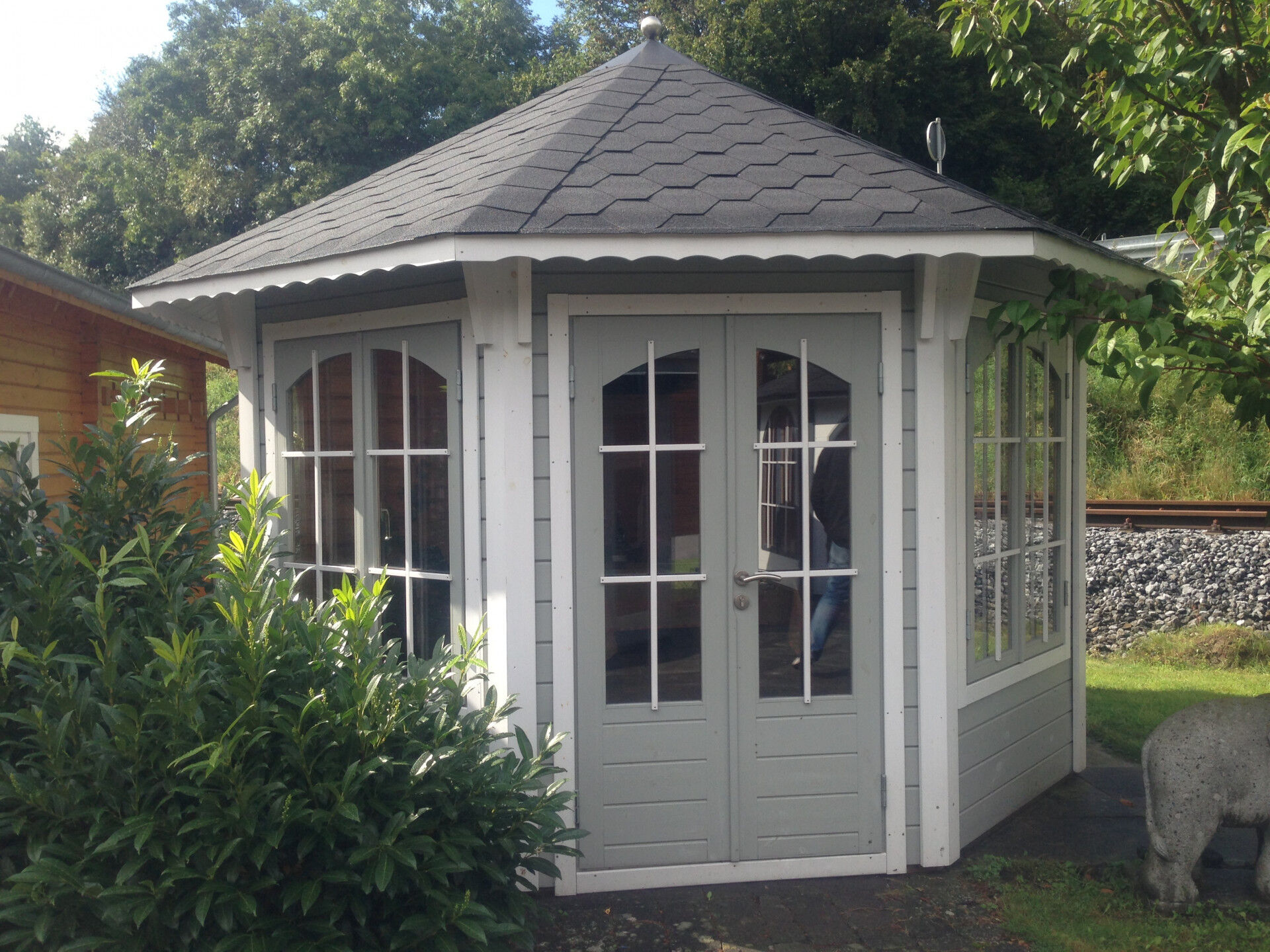 Pavillon Capri 10m2, schwarz