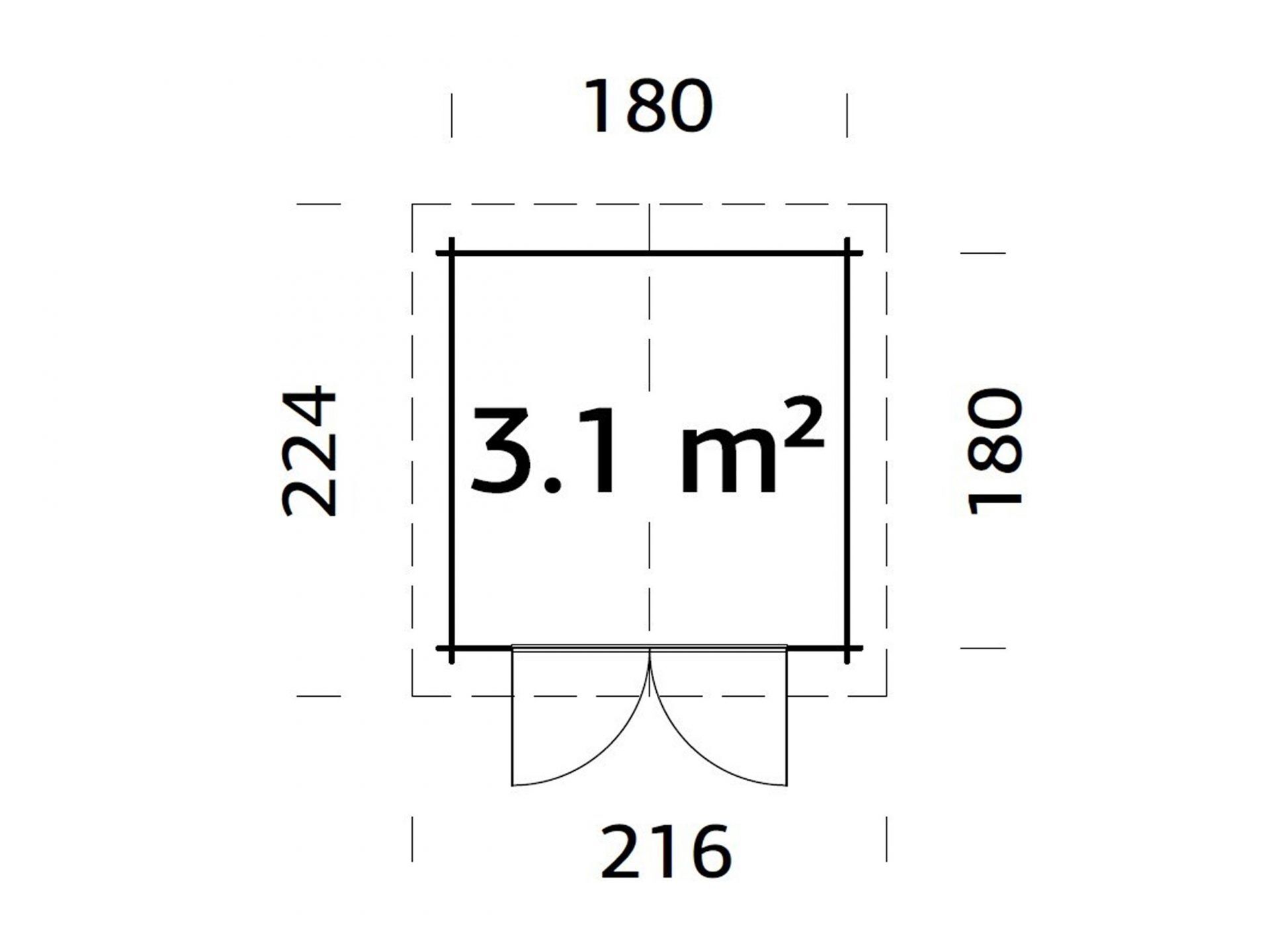 Gartenhaus Aktion 72