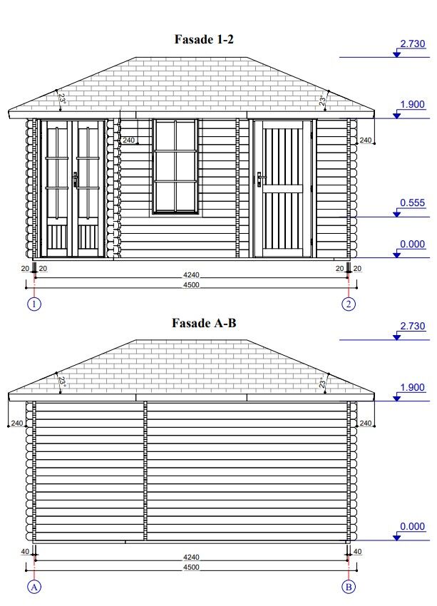 5 Eck Gartenhaus Norwegen 9