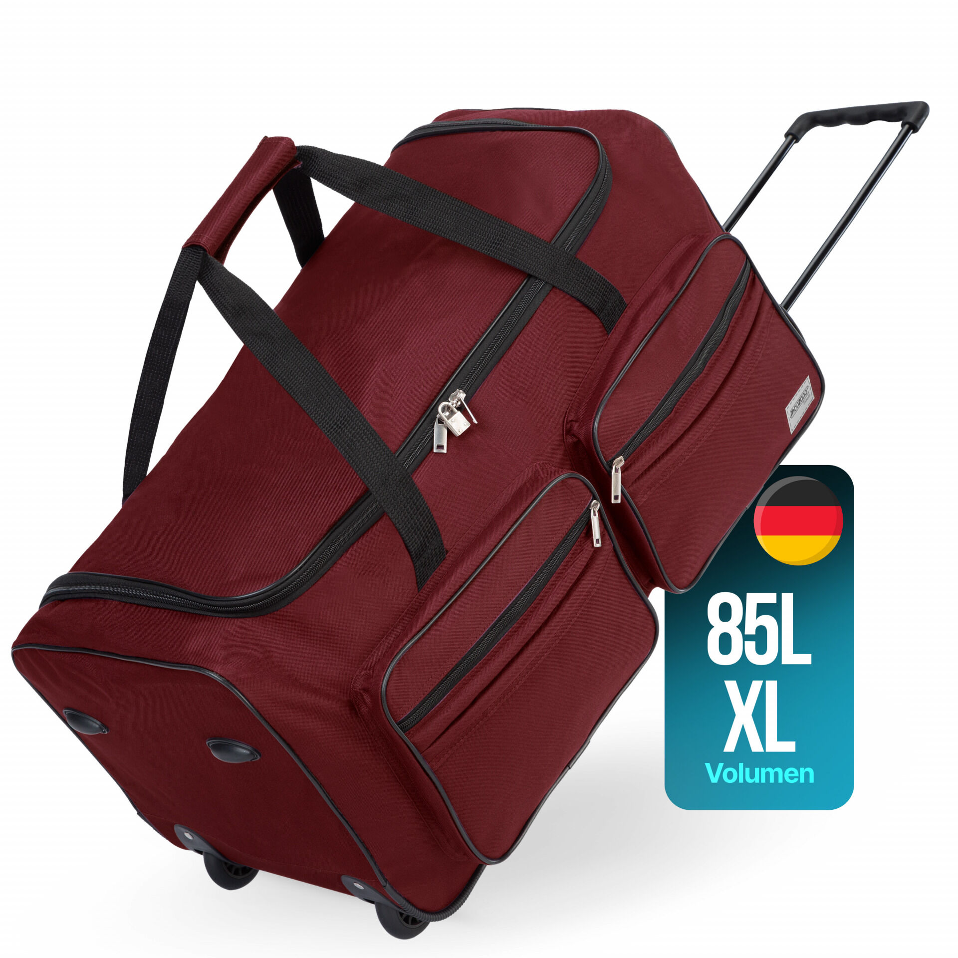 663379 Rollenreisetasche Rot 85L