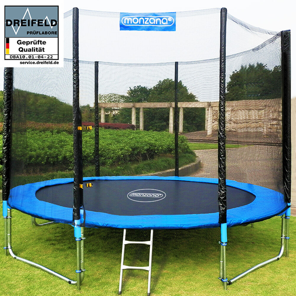 Trampolin Ø366cm inkl Sicherheitsnetz TÜV SÜD GS