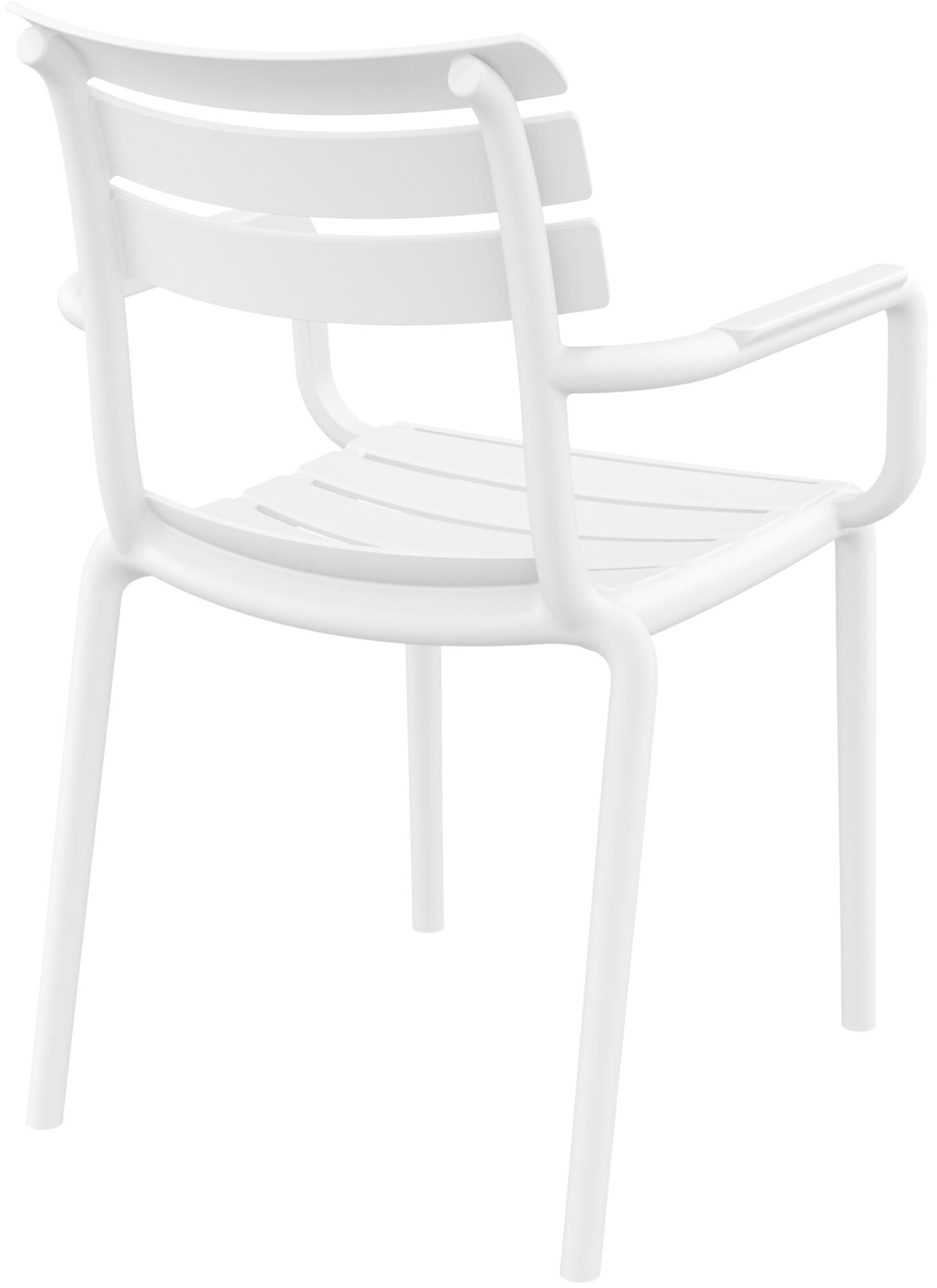 4er Set Stühle Paris, weiß