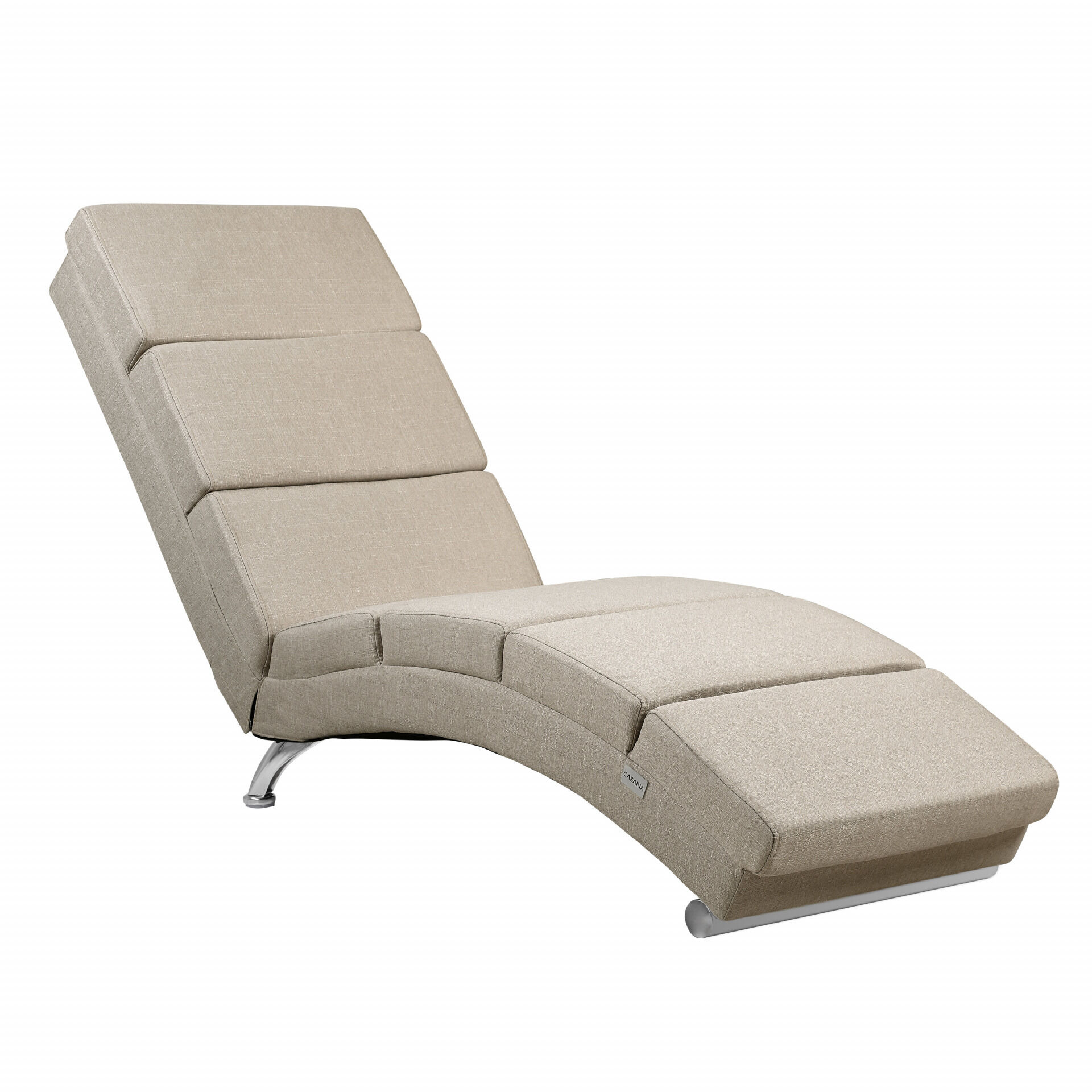 Relaxliege London Sand Webstoff