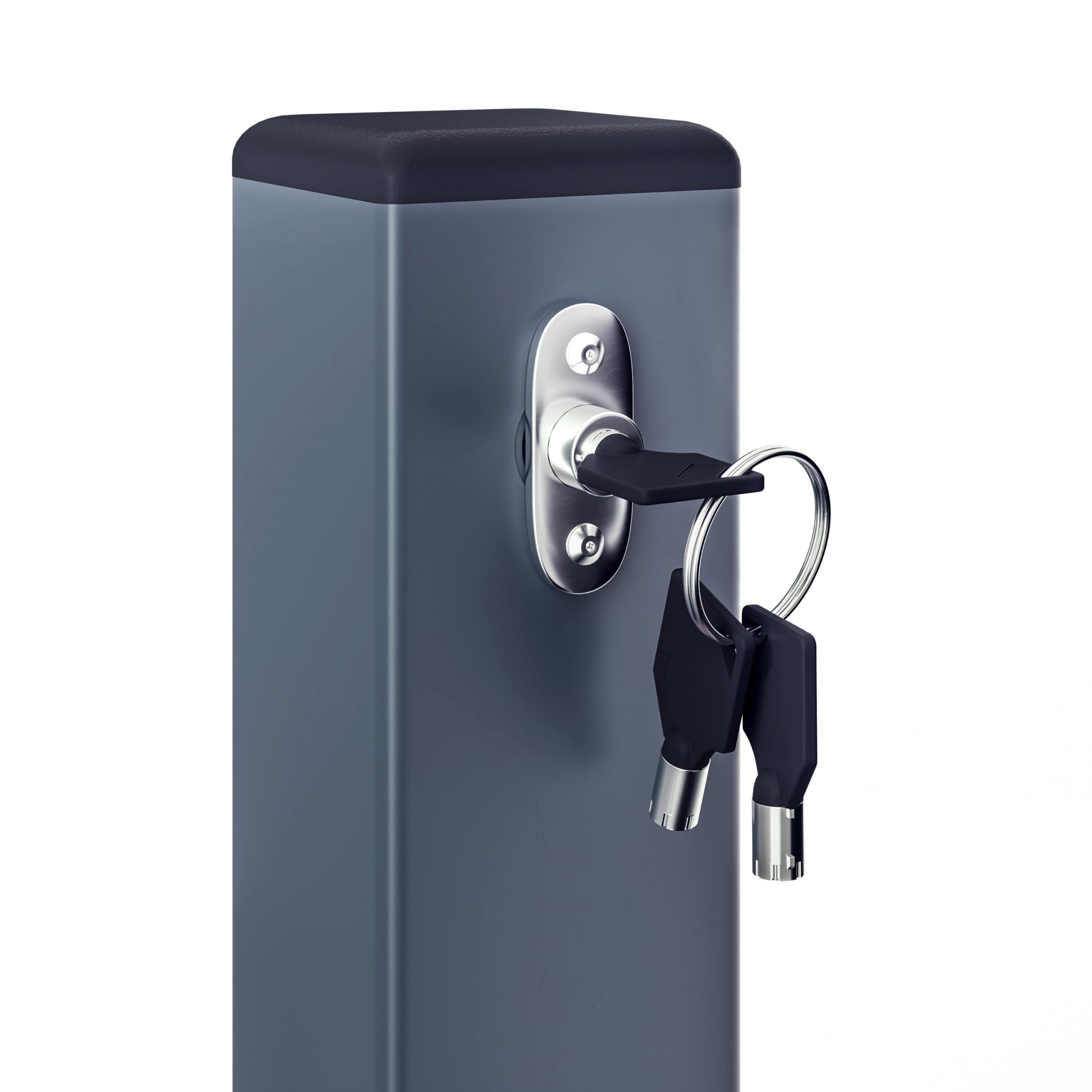 Parkplatzsperre 5x5x65cm inkl Schlüssel