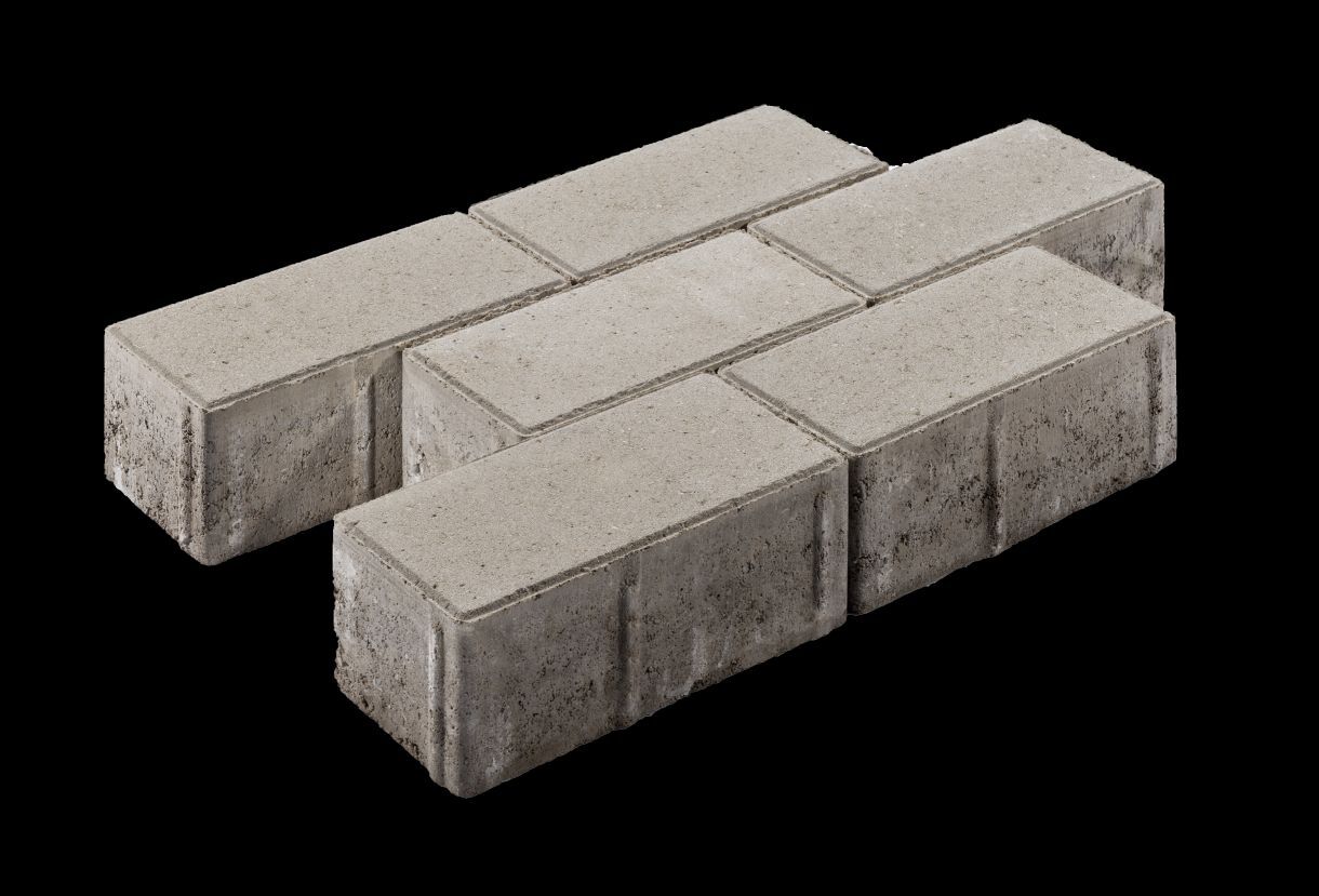 SET bis 10qm Fundament "rechteck grau 6 cm"