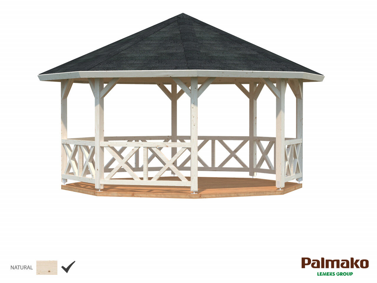 Palmako Pavillon Betty 18,0 m²