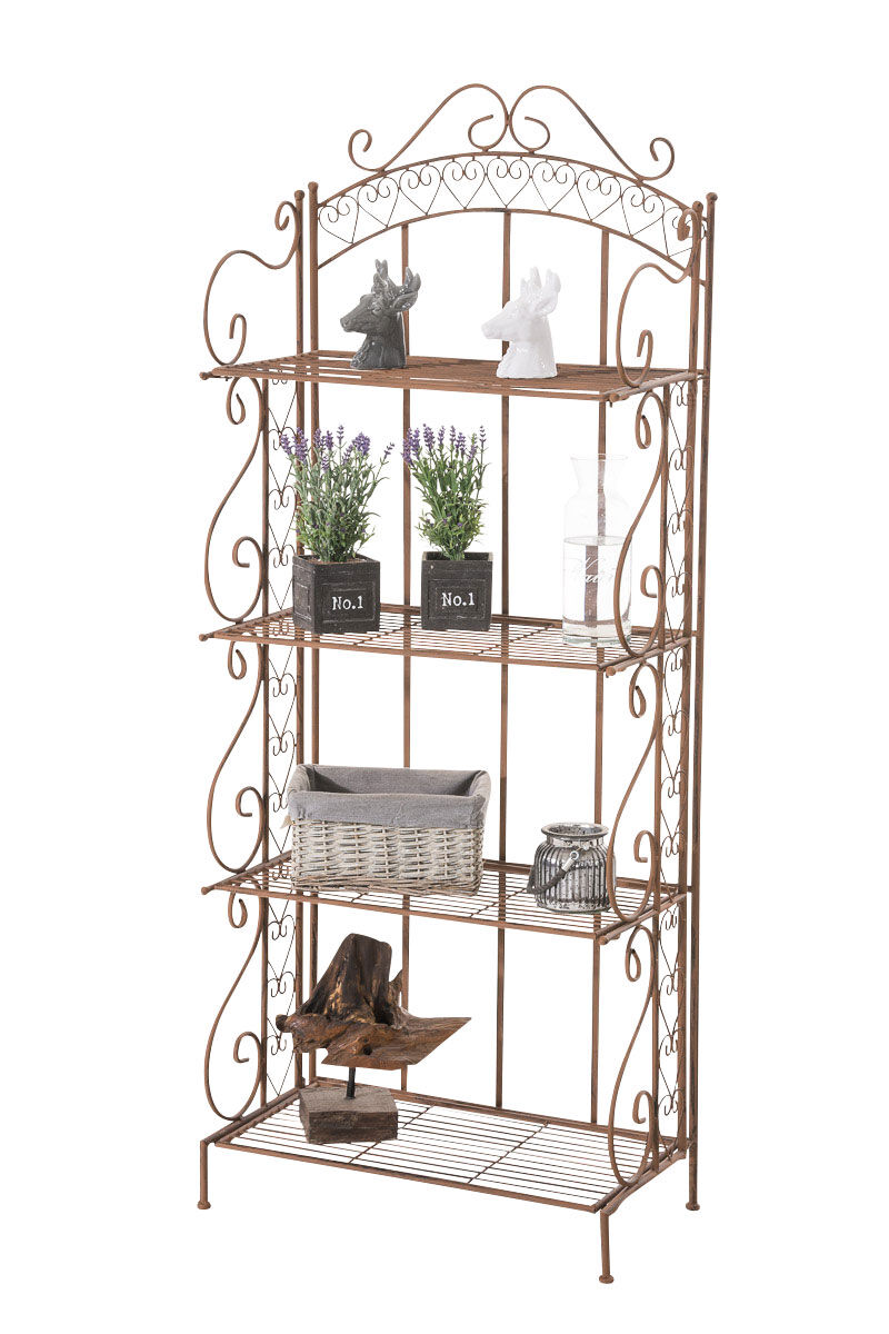 Standregal Antje, antik braun