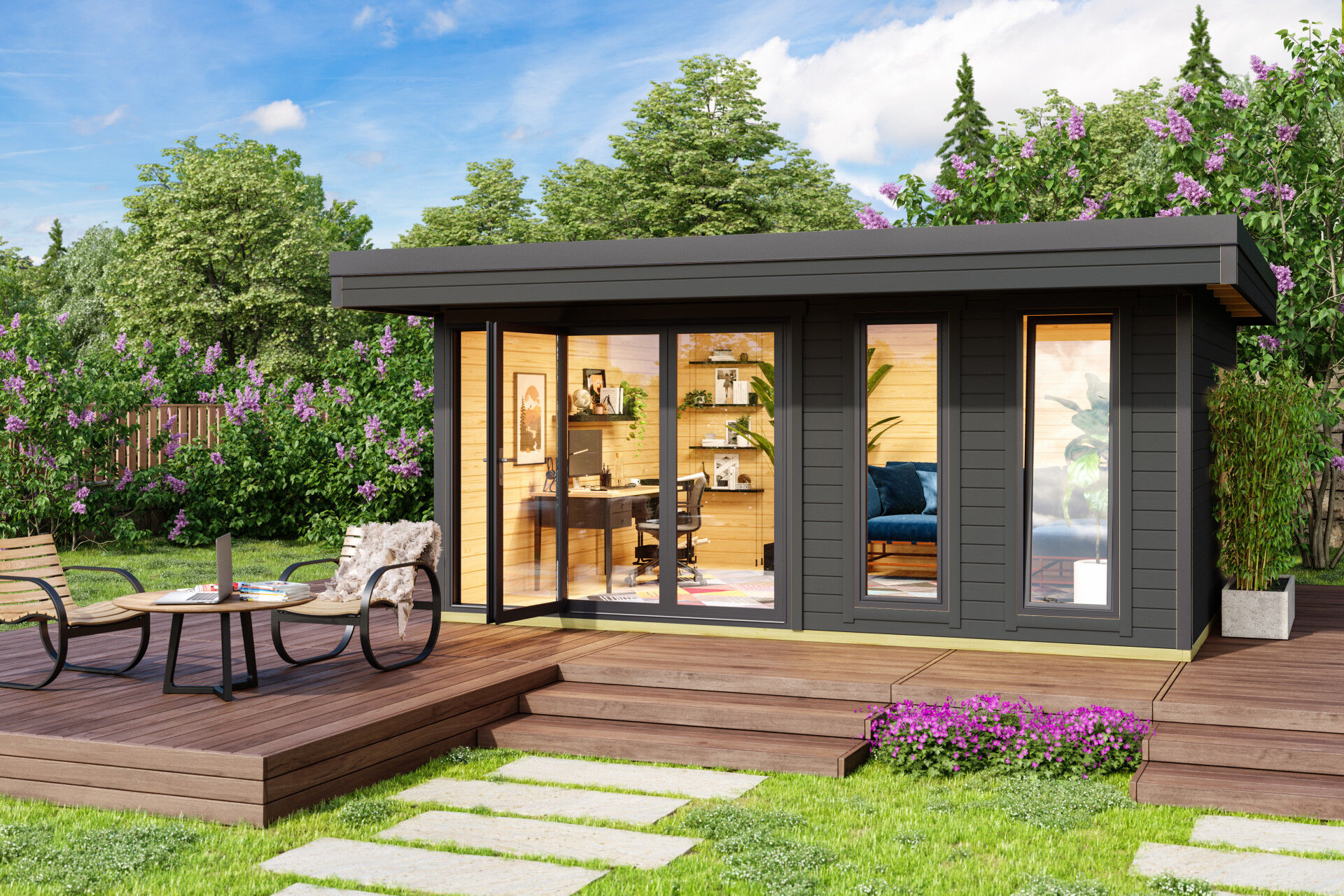 Lasita Maja Gartenhaus Domeo 8