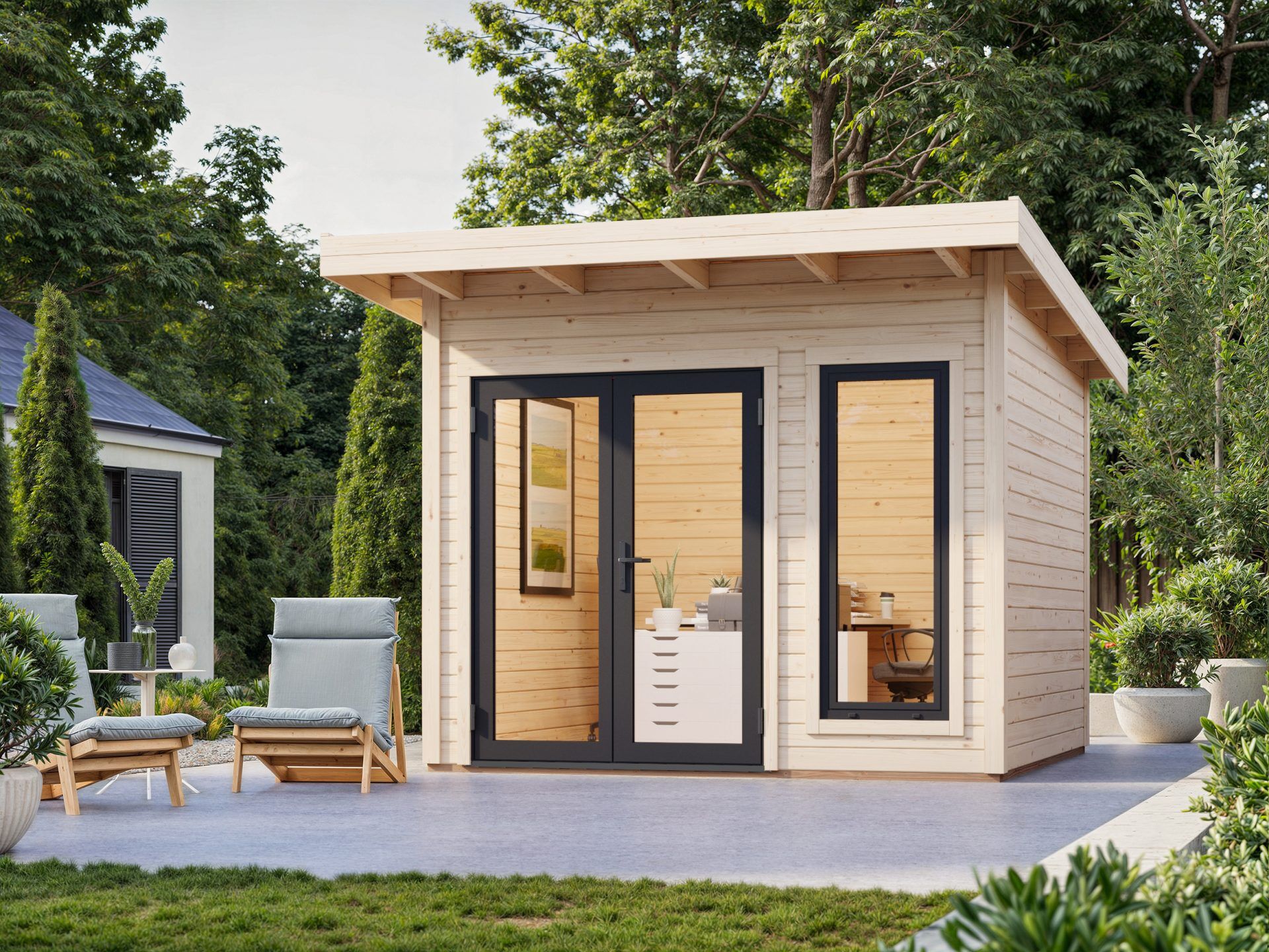 Palmako Pultdach Gartenhaus Aurelia 8,4 m²