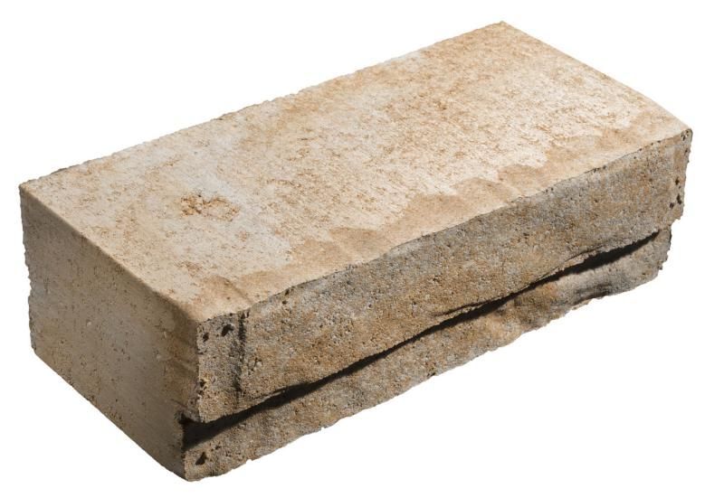 Mauerstein Cremona Landhausmauer, Mischformat, Sahara-Weiß Melange