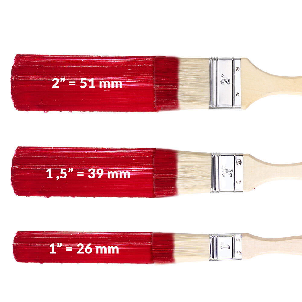 Pinselset 15 tlg Holz