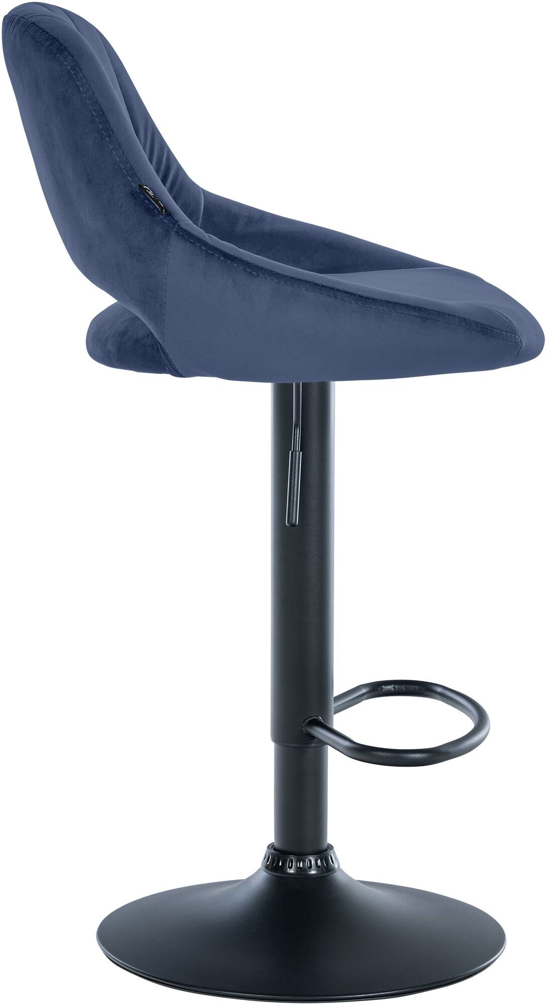 2er Set Barhocker Milet Samt B, blau