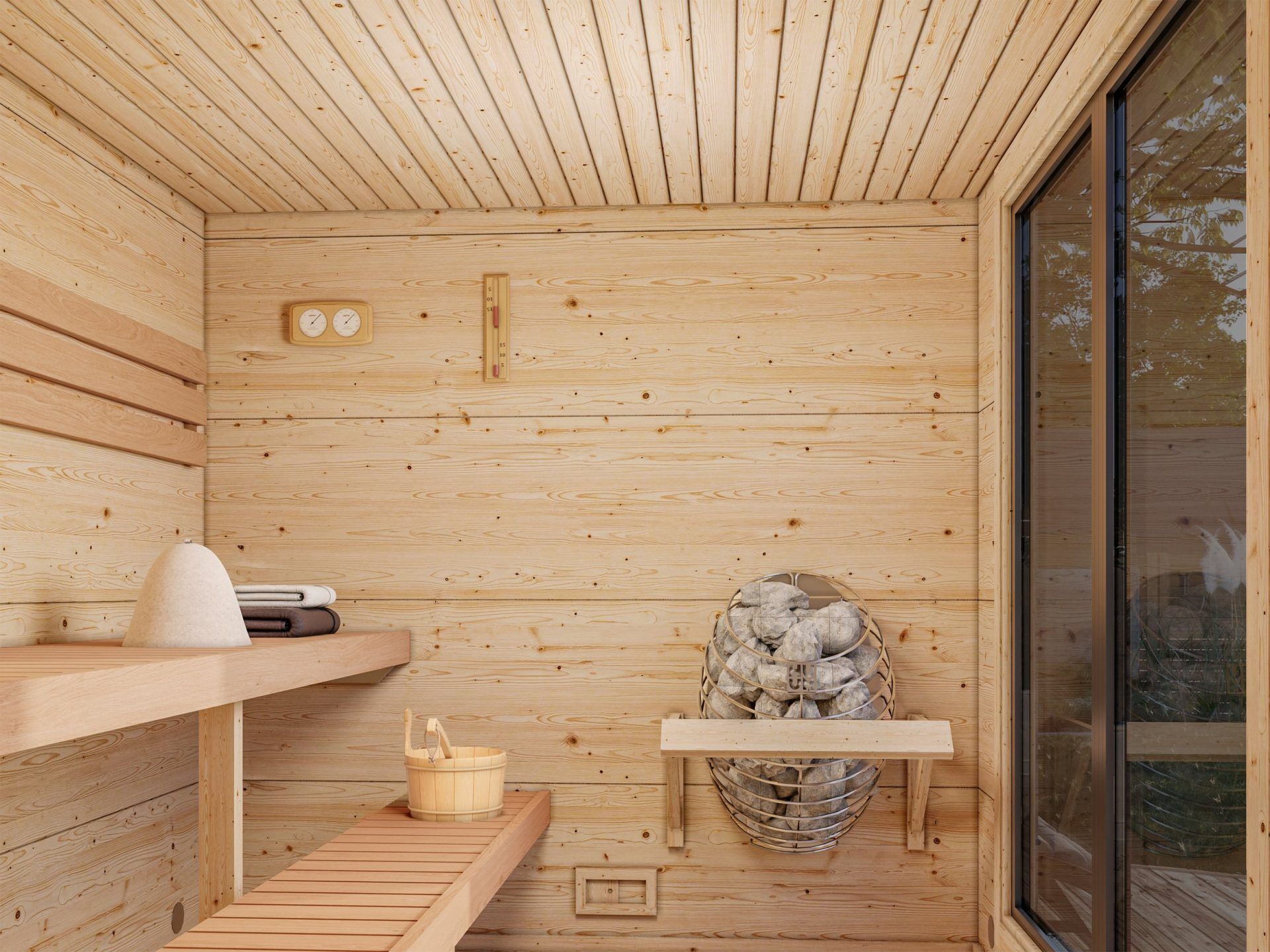 Palmako Saunahaus Grace Sauna 5,3 m2