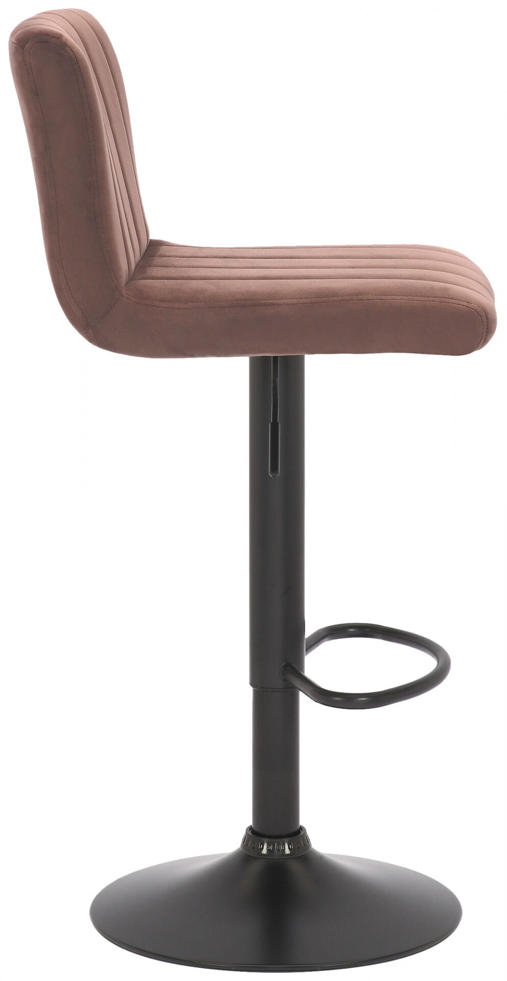 Barhocker Jamie Samt, braun