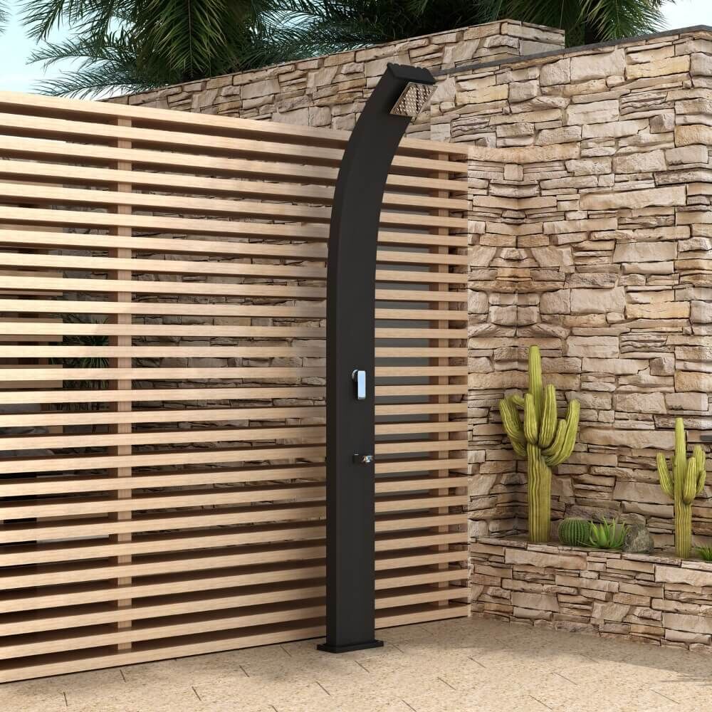 Solardusche aus Aluminium ATHEN