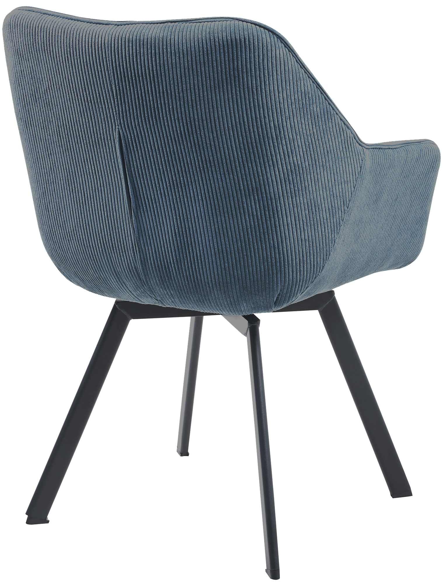 Esszimmerstuhl Jordi Cord, blau